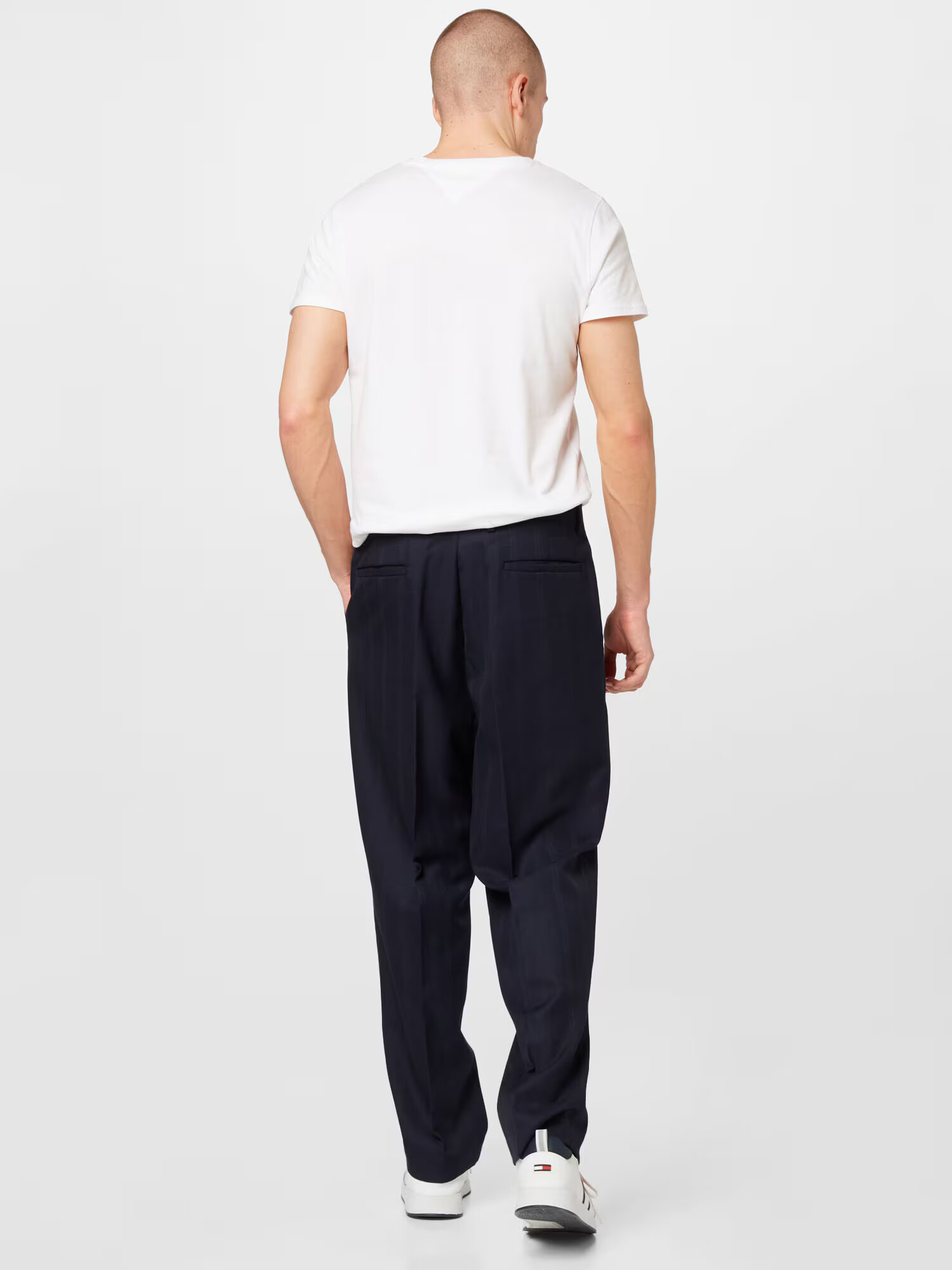 BURTON MENSWEAR LONDON Pantaloni cu dungă bleumarin - Pled.ro