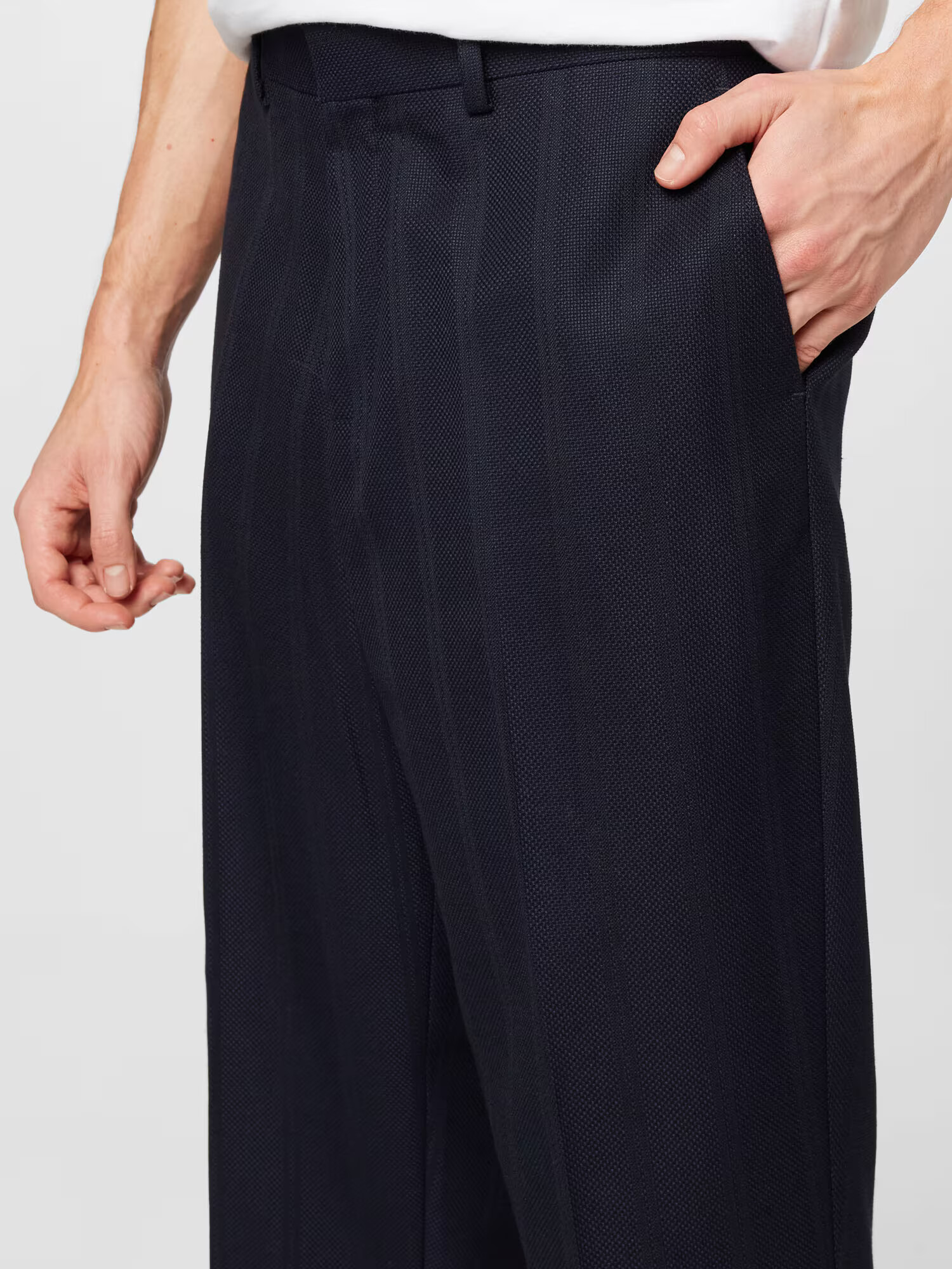 BURTON MENSWEAR LONDON Pantaloni cu dungă bleumarin - Pled.ro