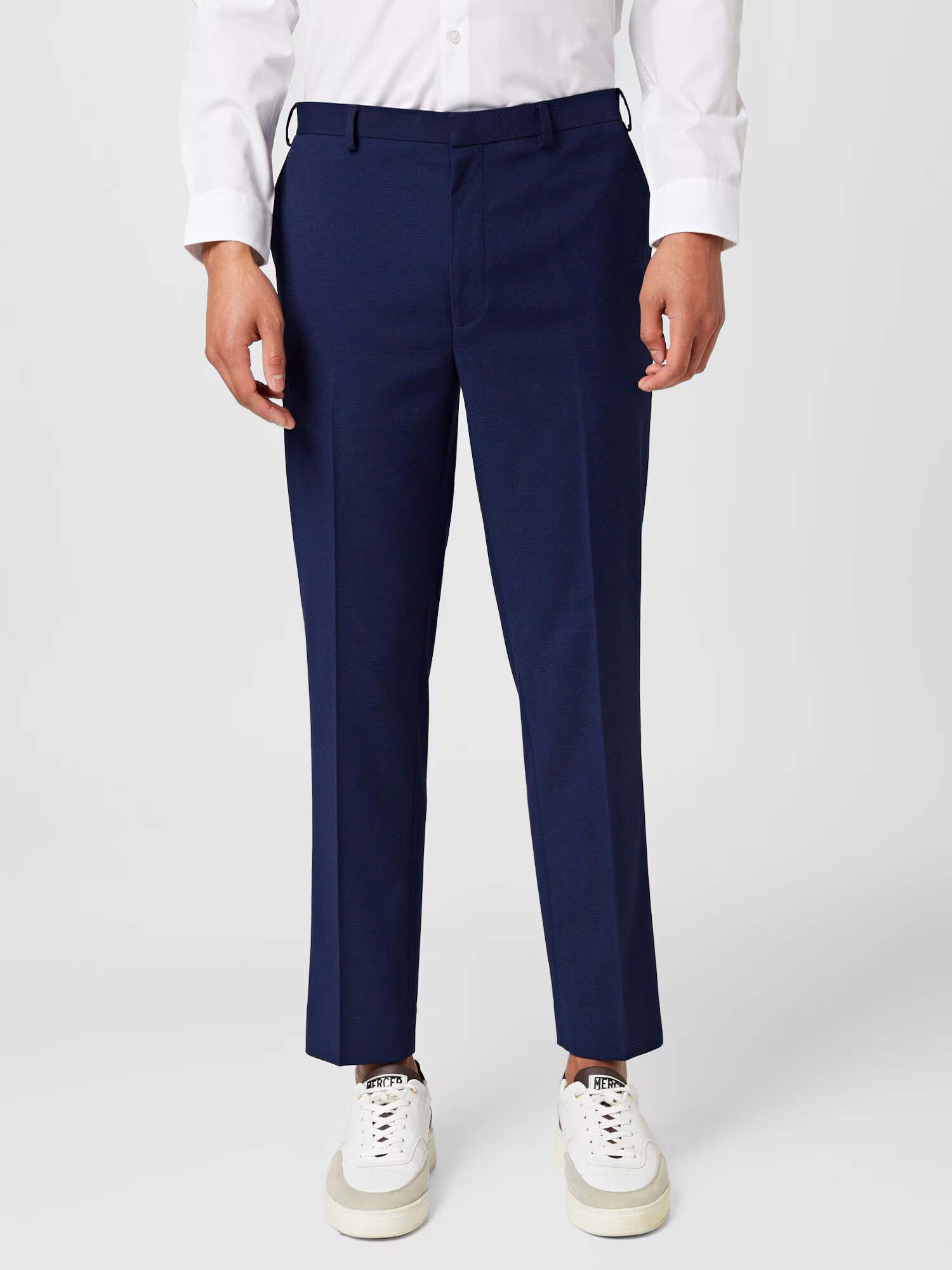 BURTON MENSWEAR LONDON Pantaloni cu dungă bleumarin - Pled.ro