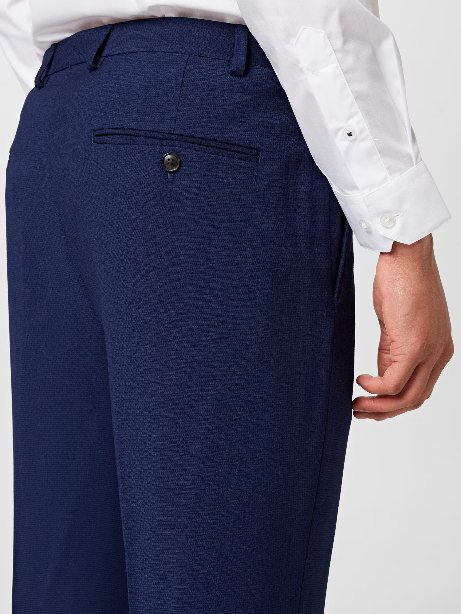 BURTON MENSWEAR LONDON Pantaloni cu dungă bleumarin - Pled.ro