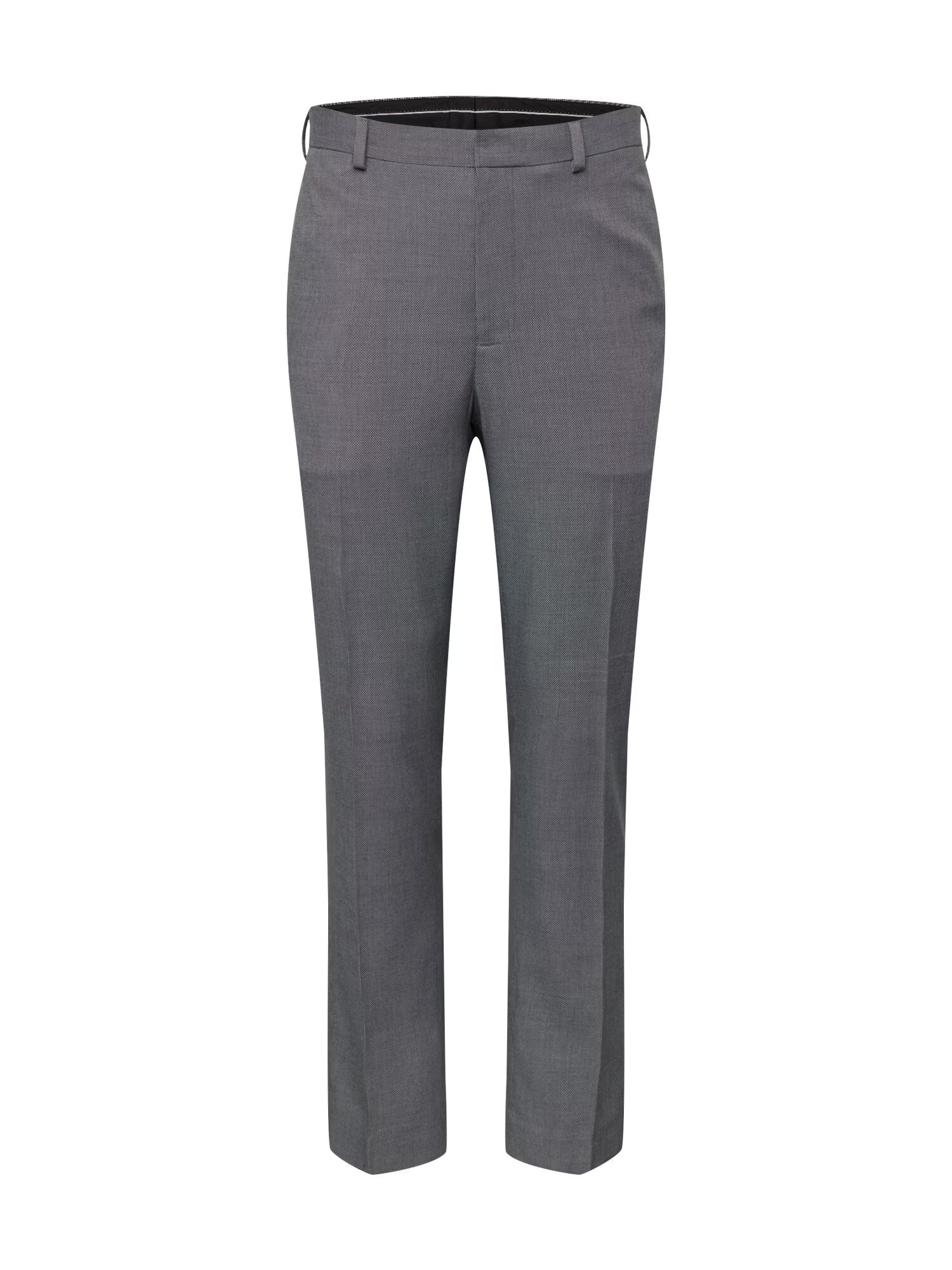 BURTON MENSWEAR LONDON Pantaloni cu dungă 'GREY MICRO TEXTURE SLIM' gri - Pled.ro