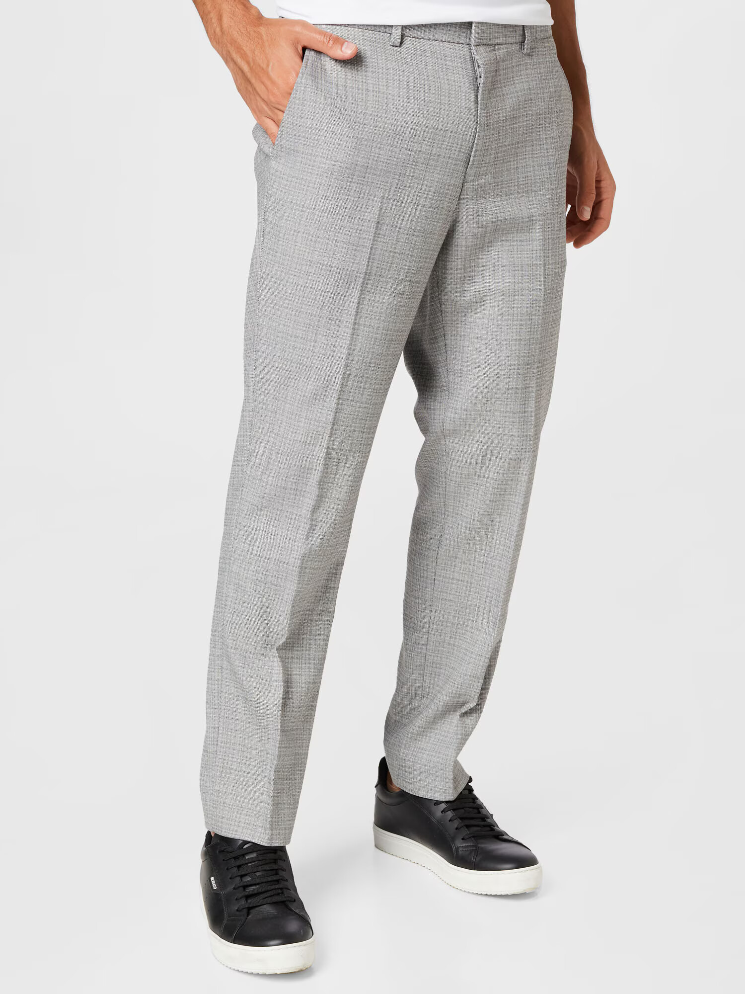 BURTON MENSWEAR LONDON Pantaloni cu dungă gri - Pled.ro