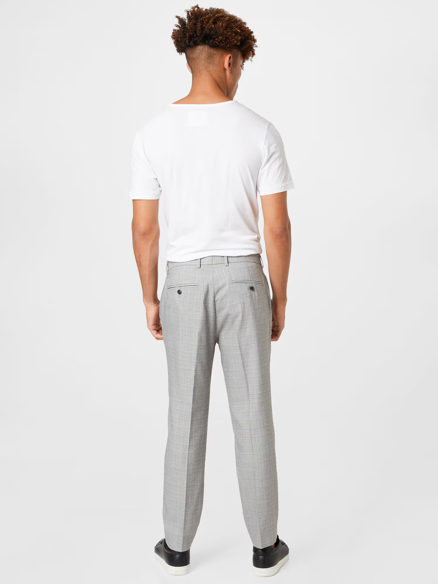 BURTON MENSWEAR LONDON Pantaloni cu dungă gri - Pled.ro