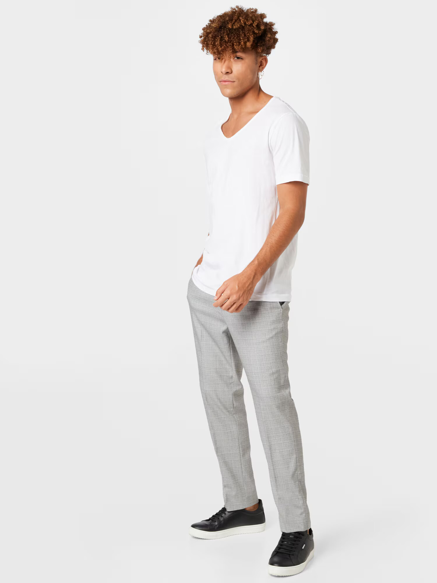 BURTON MENSWEAR LONDON Pantaloni cu dungă gri - Pled.ro