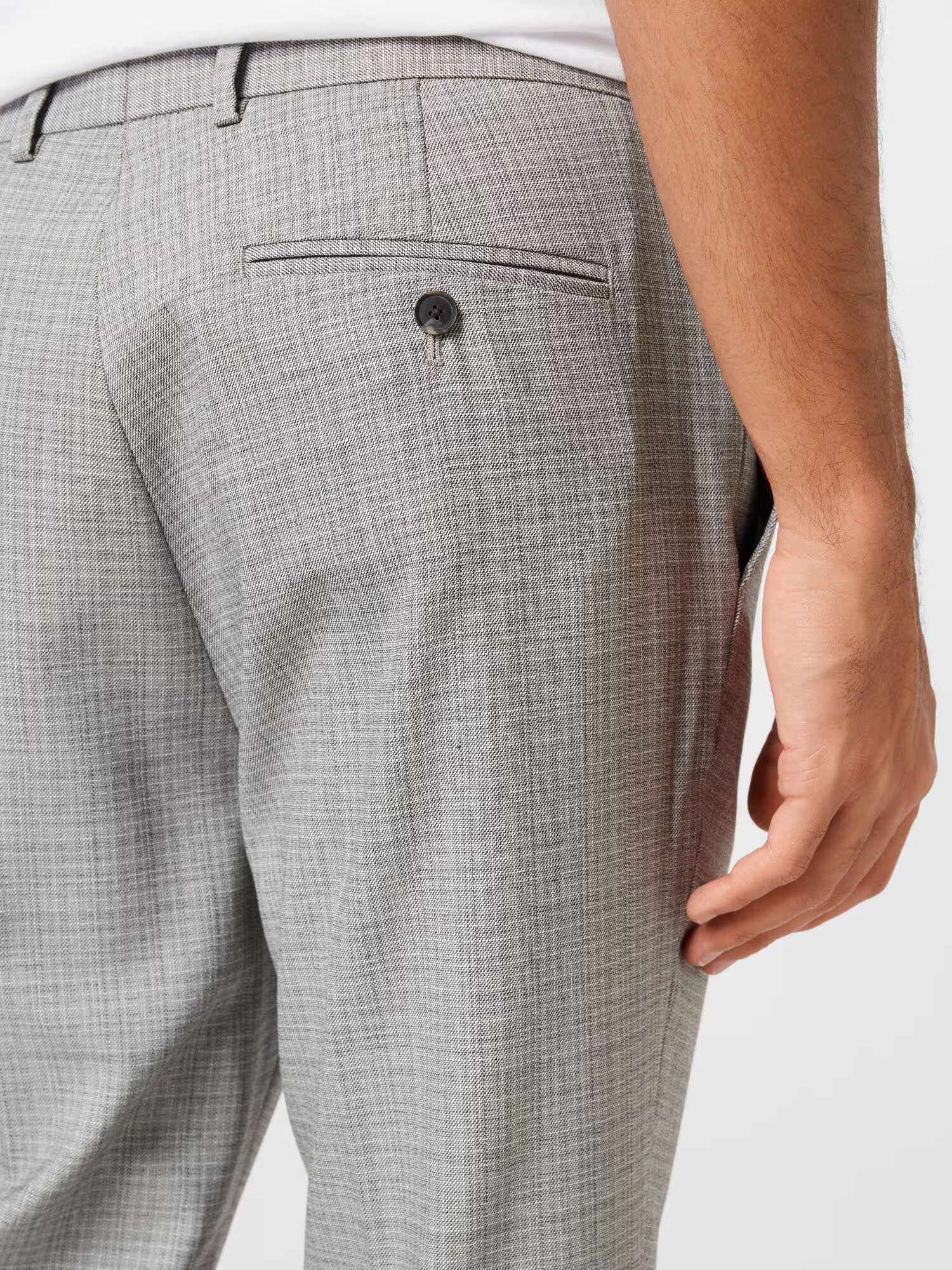 BURTON MENSWEAR LONDON Pantaloni cu dungă gri - Pled.ro