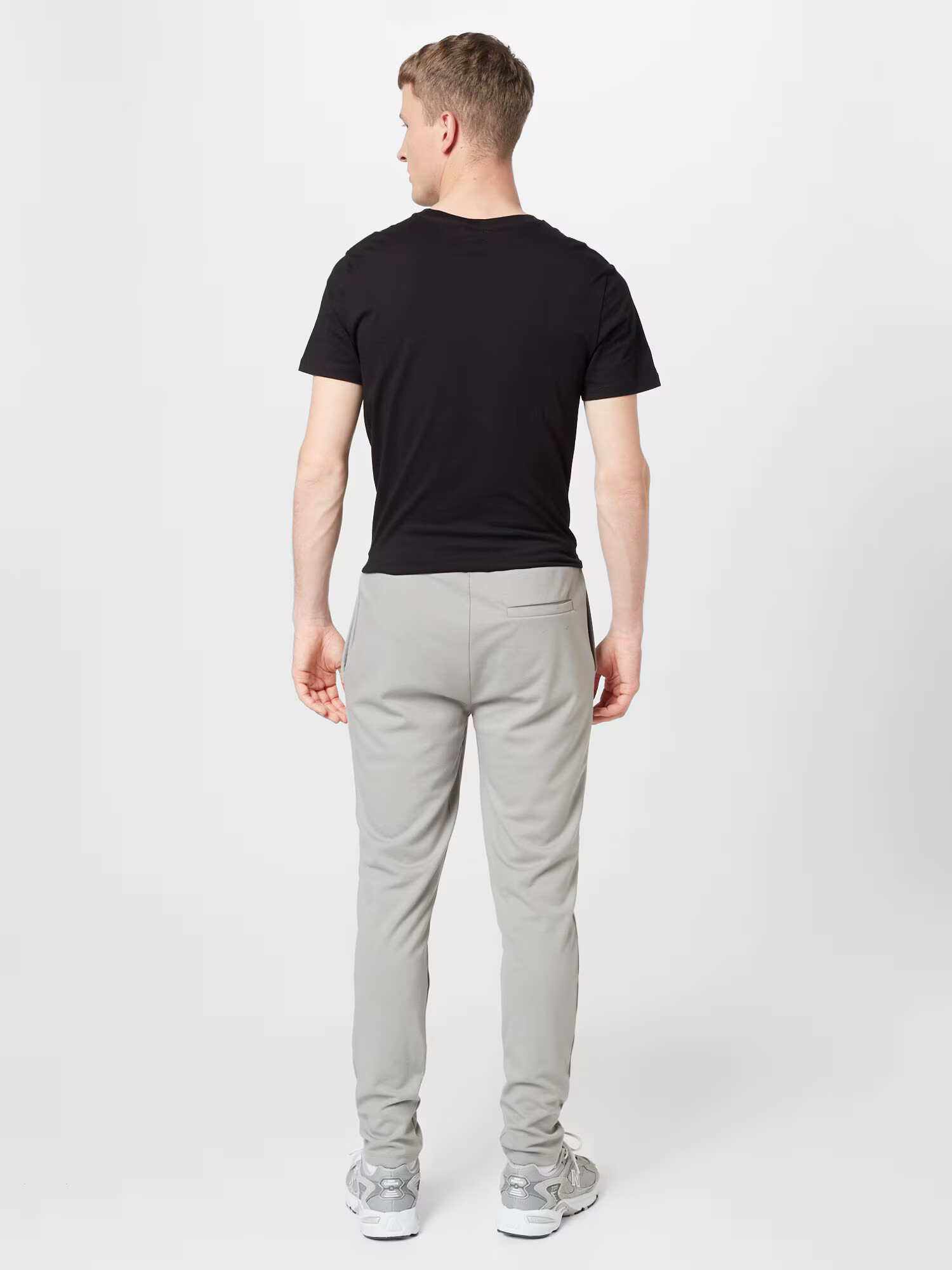 BURTON MENSWEAR LONDON Pantaloni cu dungă gri - Pled.ro