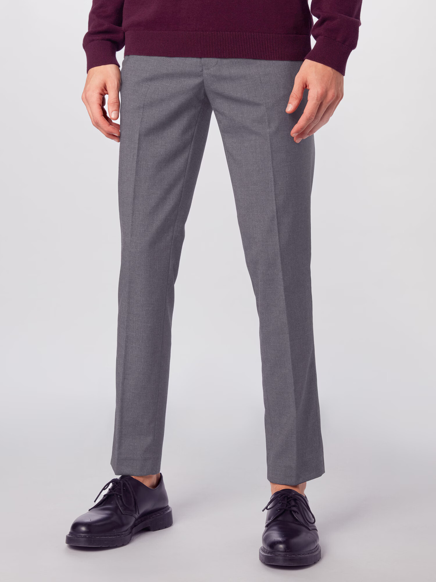 BURTON MENSWEAR LONDON Pantaloni cu dungă gri amestecat - Pled.ro