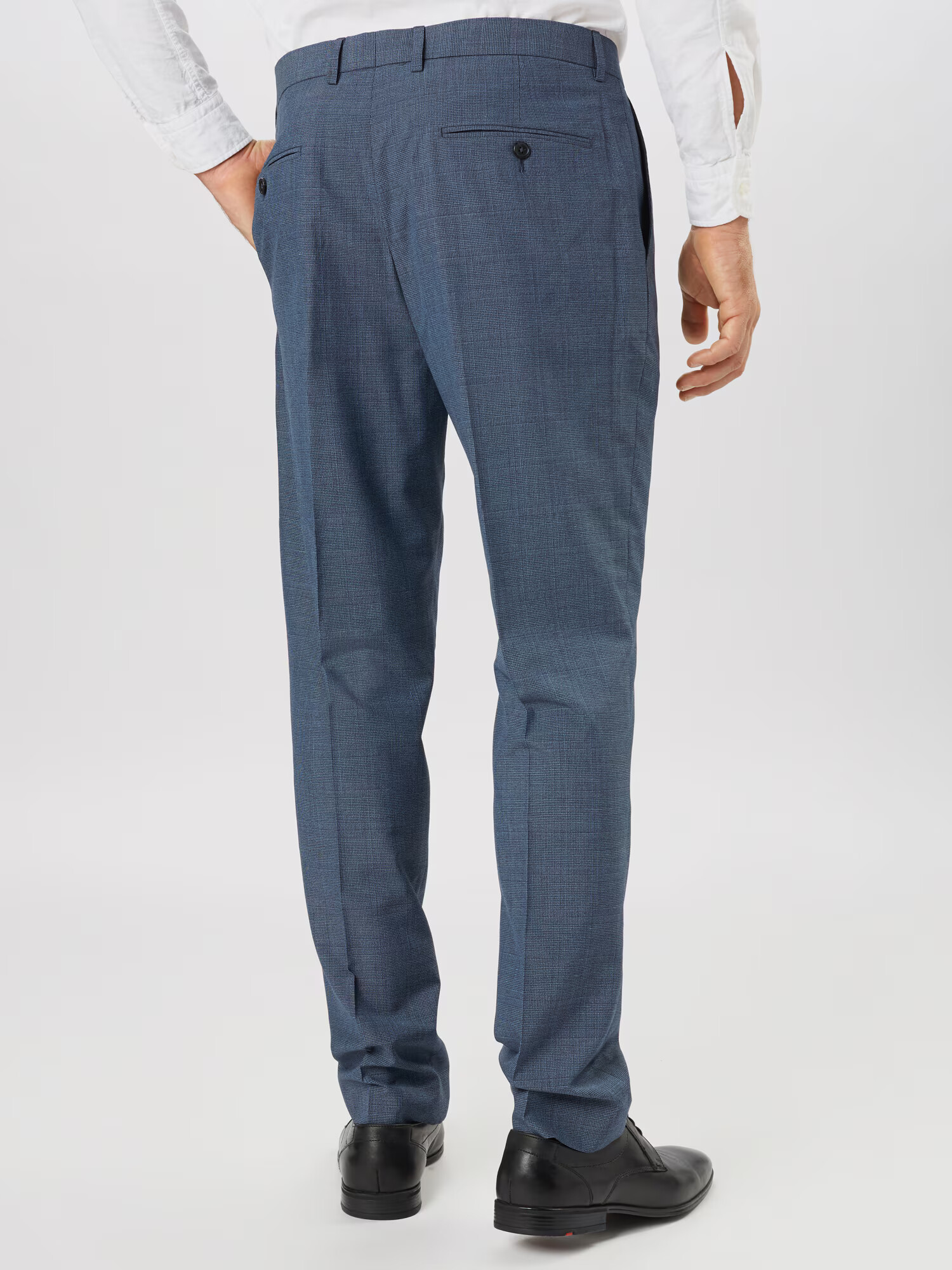 BURTON MENSWEAR LONDON Pantaloni cu dungă 'Jaspe' albastru marin / albastru porumbel - Pled.ro