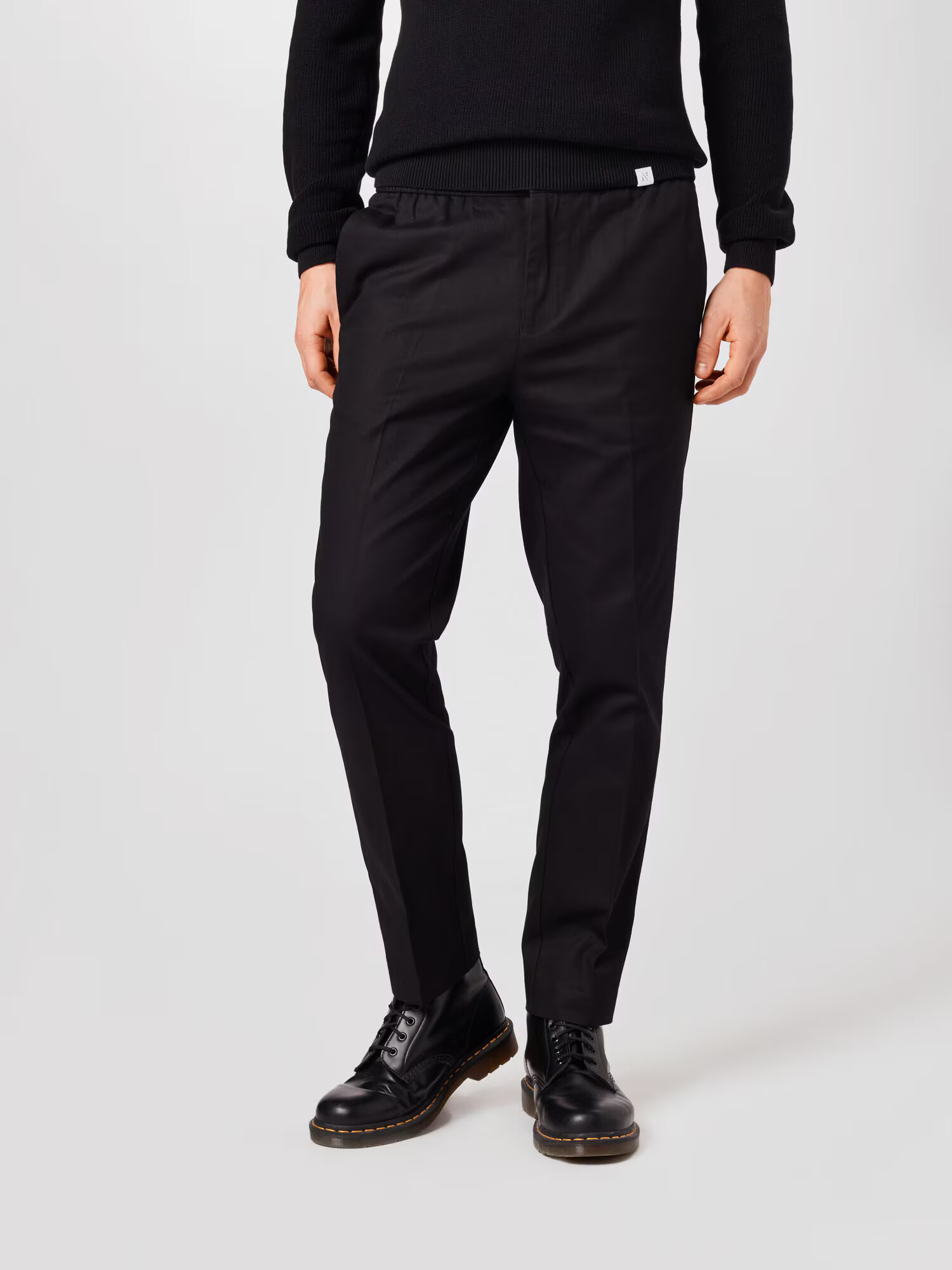 BURTON MENSWEAR LONDON Pantaloni cu dungă negru - Pled.ro