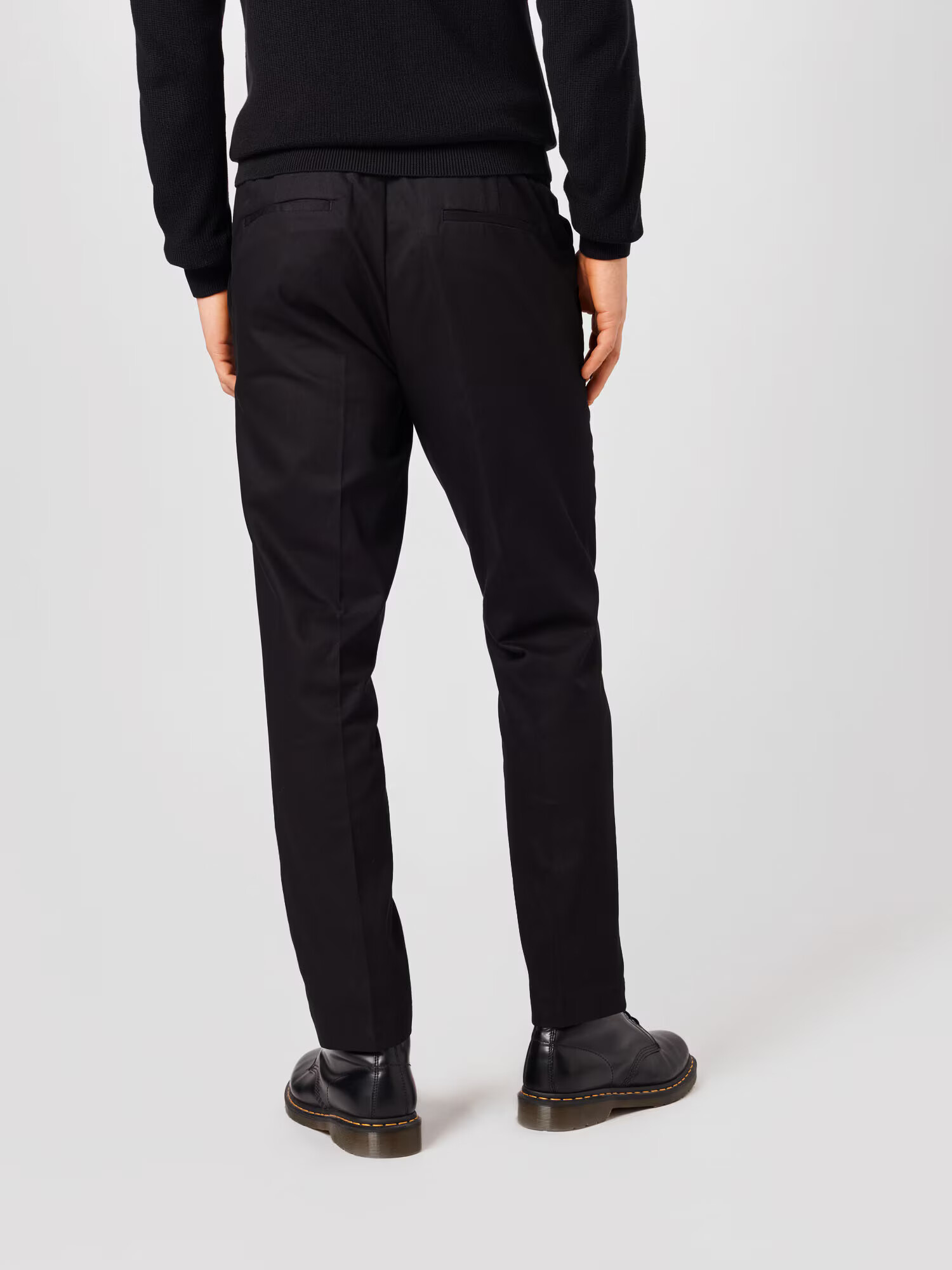 BURTON MENSWEAR LONDON Pantaloni cu dungă negru - Pled.ro