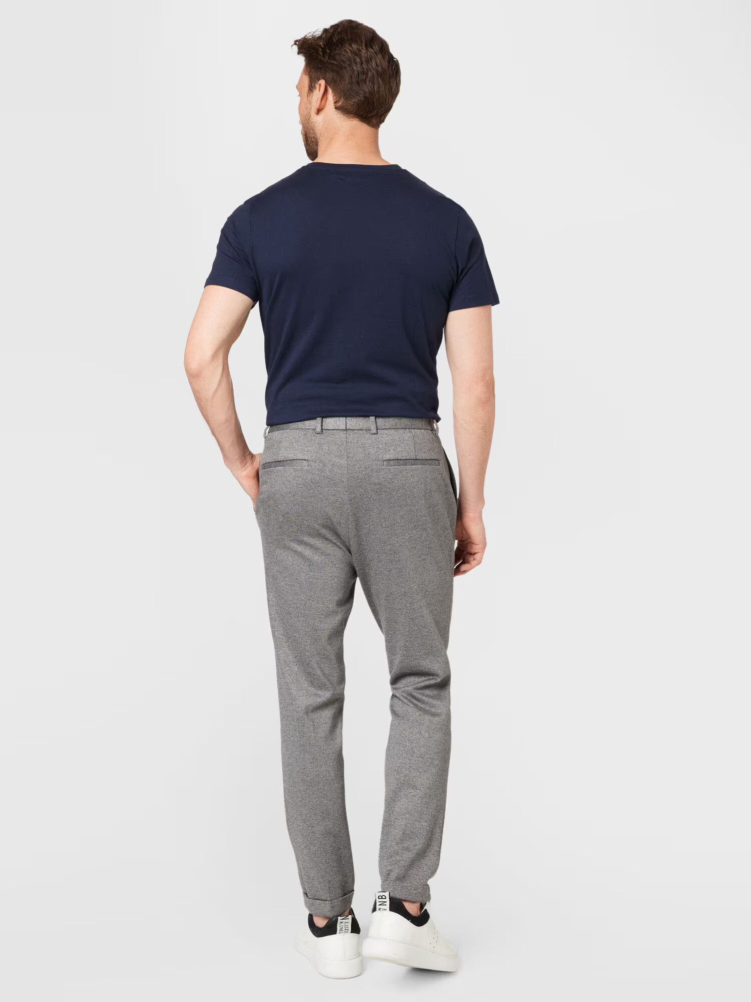 BURTON MENSWEAR LONDON Pantaloni cutați gri argintiu - Pled.ro