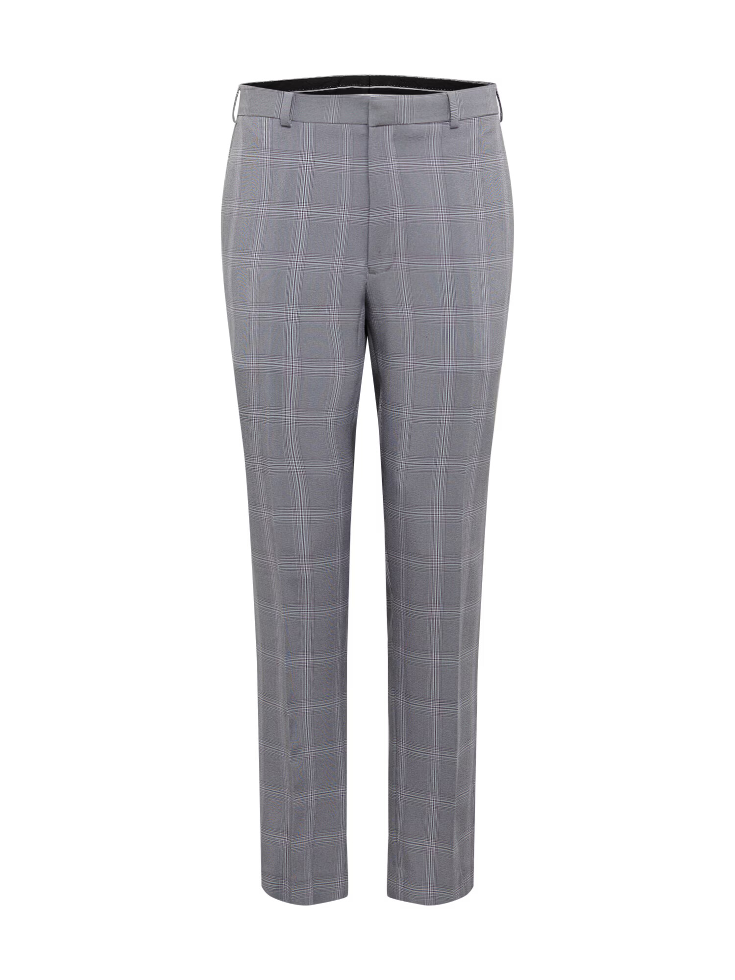 BURTON MENSWEAR LONDON Pantaloni eleganți 'LIGHT GREY GRAPHIC CHECK' gri - Pled.ro