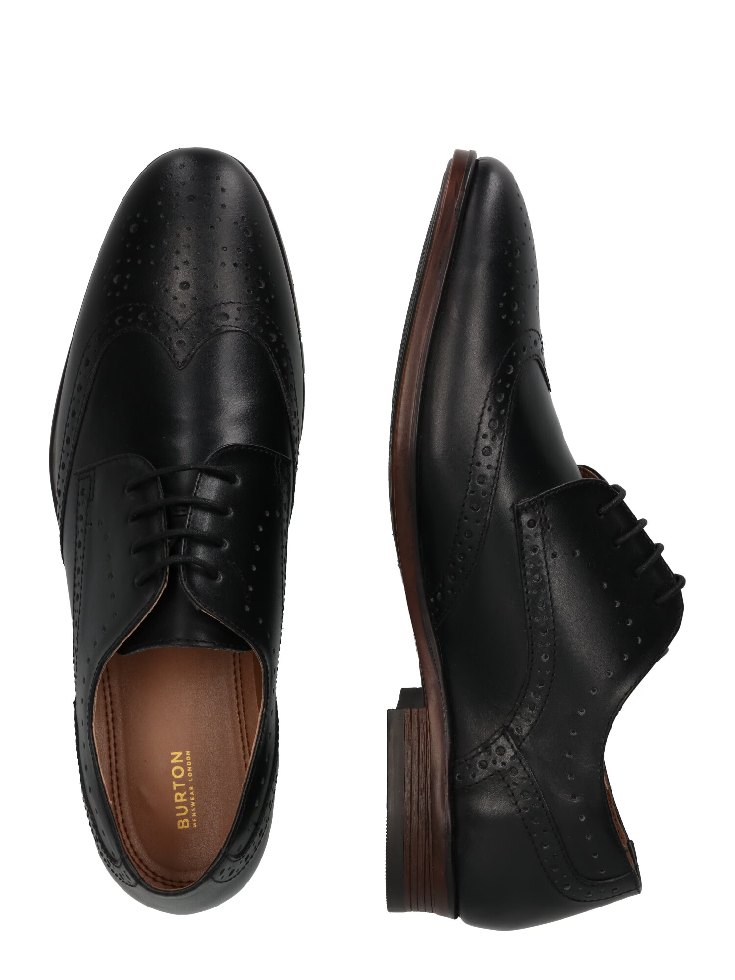 BURTON MENSWEAR LONDON Pantofi cu șireturi negru - Pled.ro