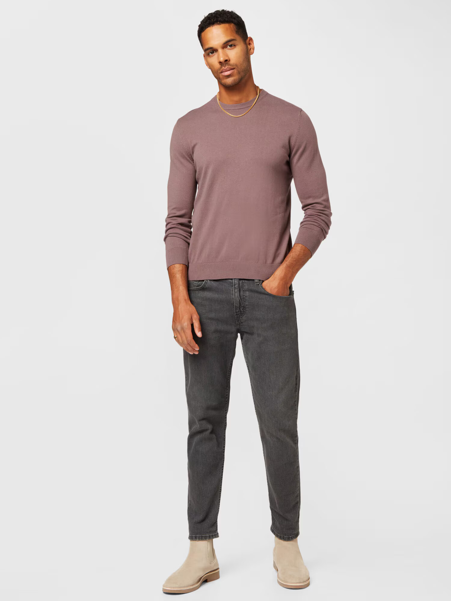 BURTON MENSWEAR LONDON Pulover mauve - Pled.ro