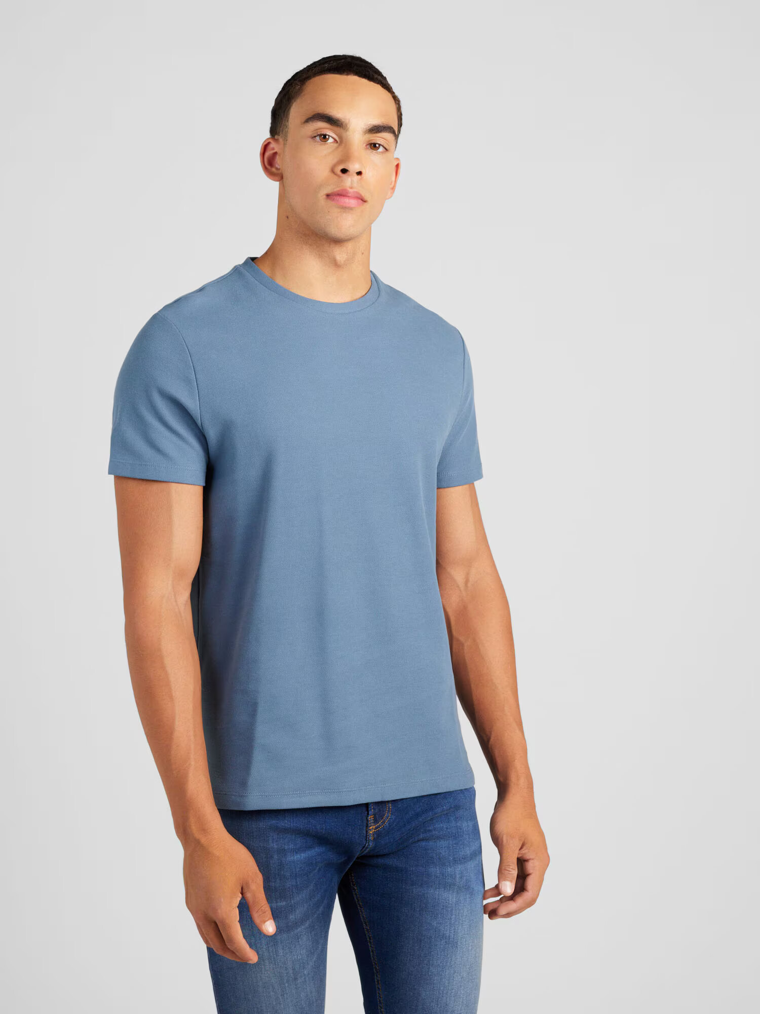 BURTON MENSWEAR LONDON Tricou albastru porumbel - Pled.ro