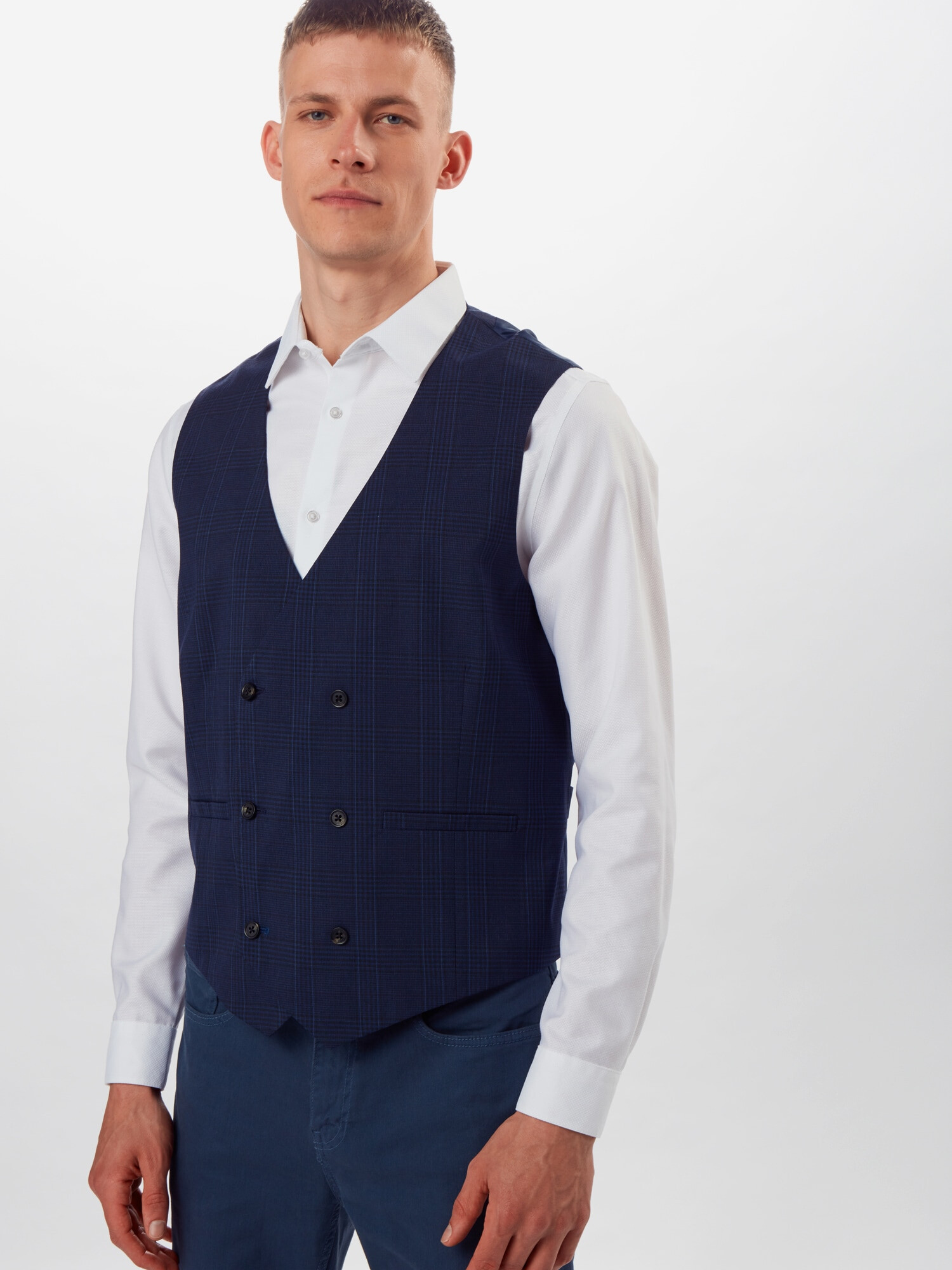 BURTON MENSWEAR LONDON Vestă de costum bleumarin - Pled.ro