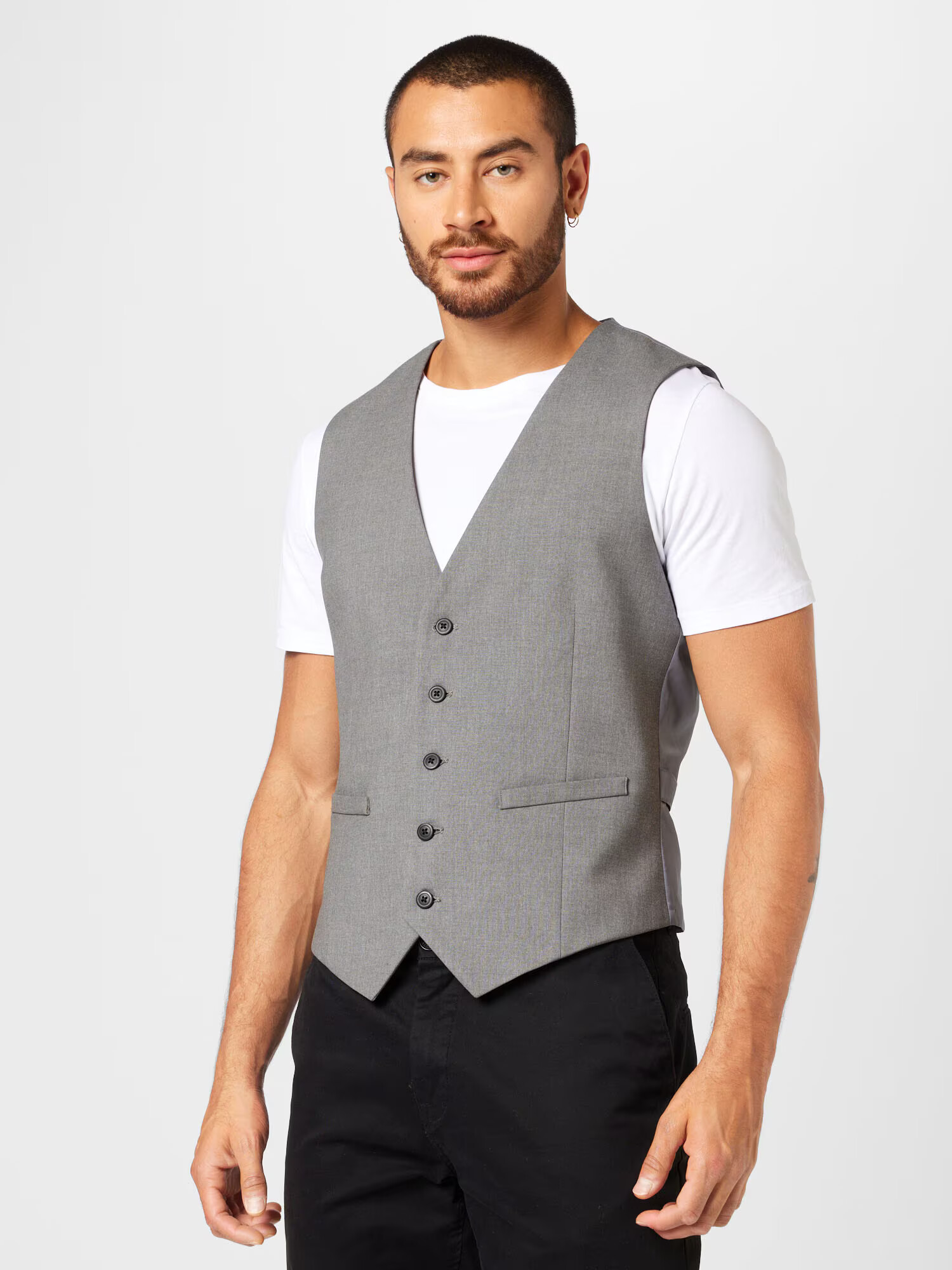 BURTON MENSWEAR LONDON Vestă de costum gri amestecat - Pled.ro