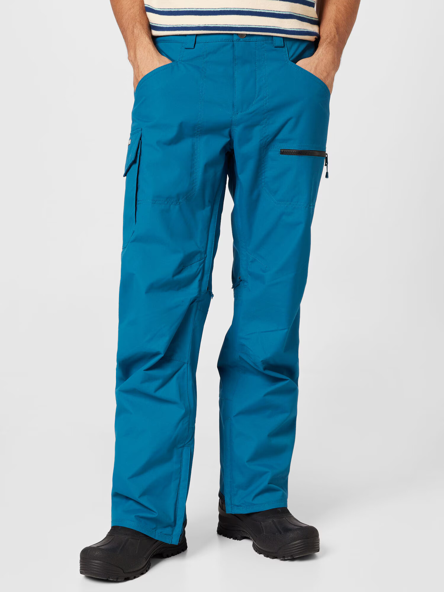 BURTON Pantaloni outdoor 'COVERT' cyan / negru - Pled.ro