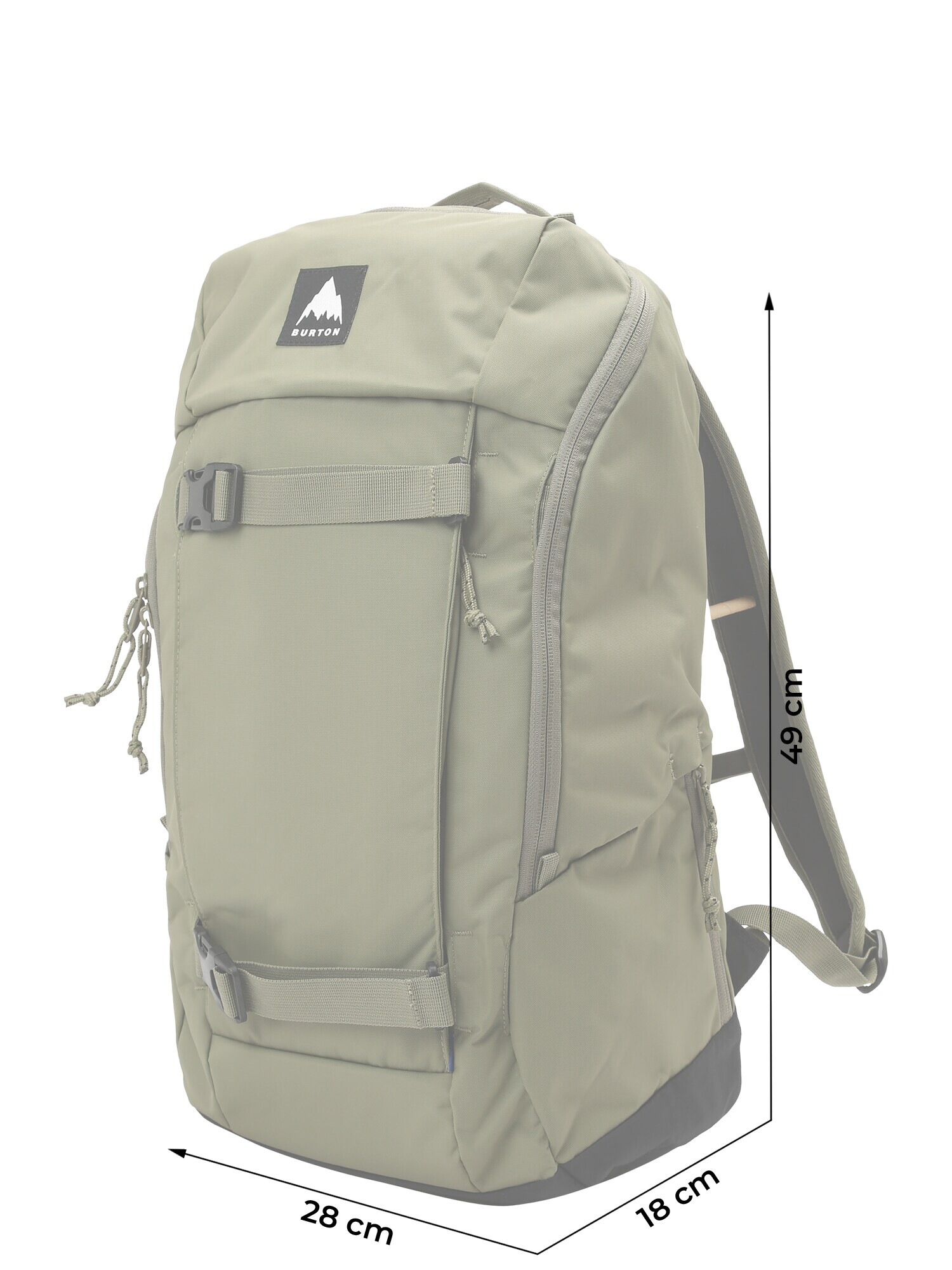 BURTON Rucsac sport 'KILO 2.0' kaki - Pled.ro