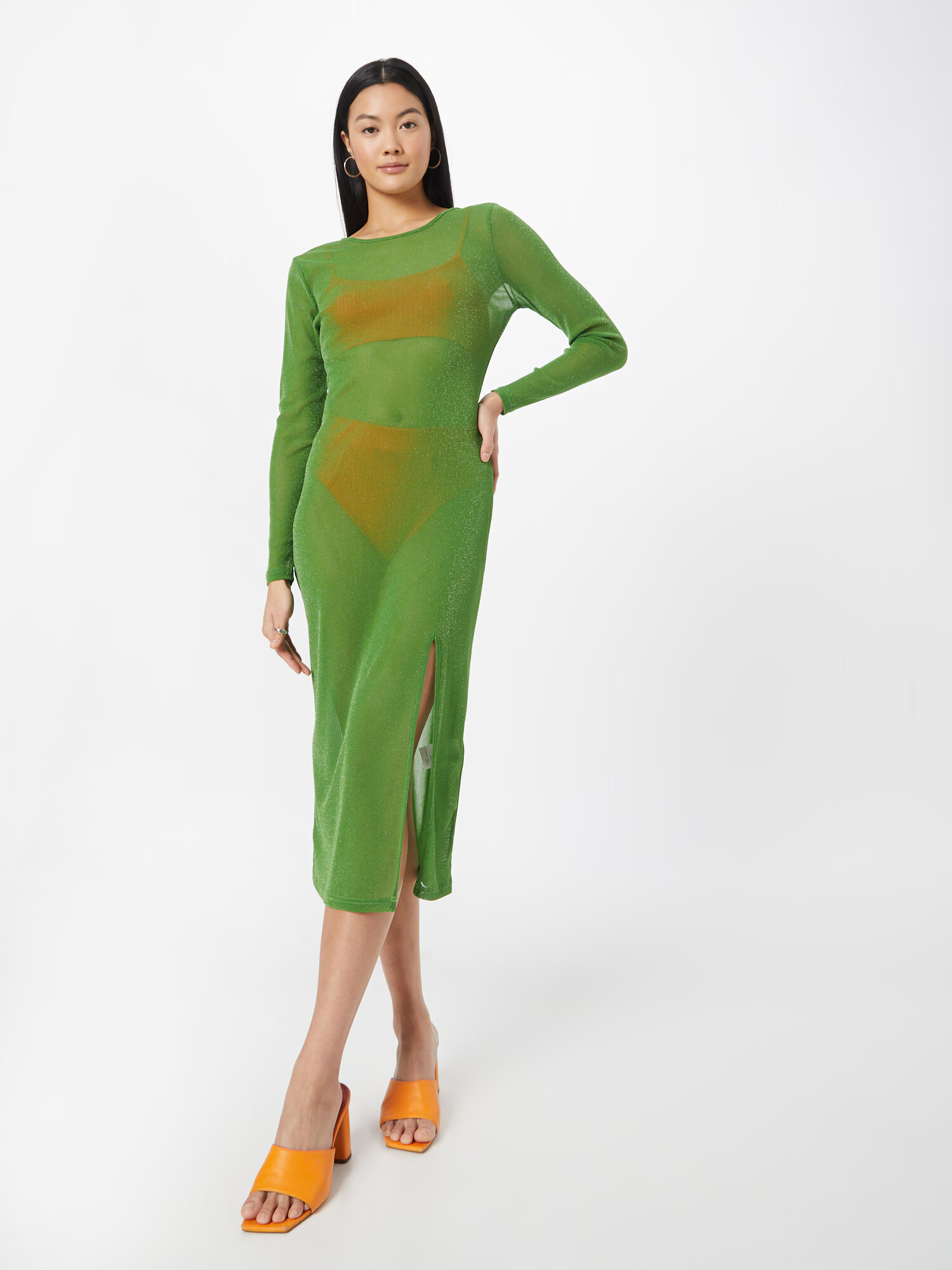 BZR Rochie verde kiwi - Pled.ro