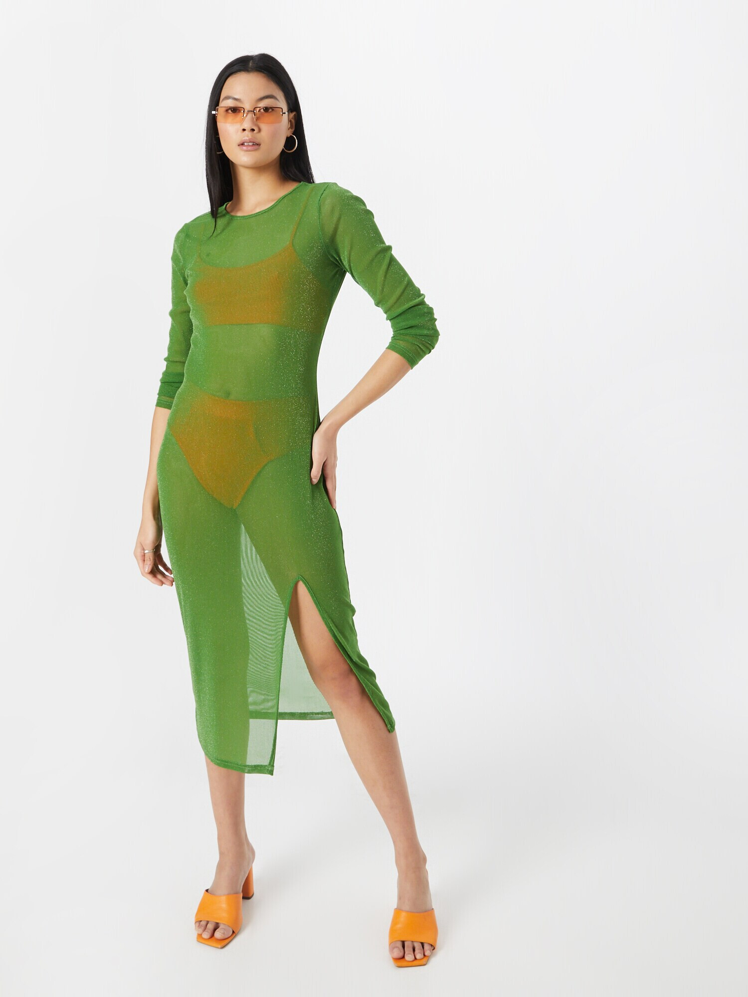 BZR Rochie verde kiwi - Pled.ro