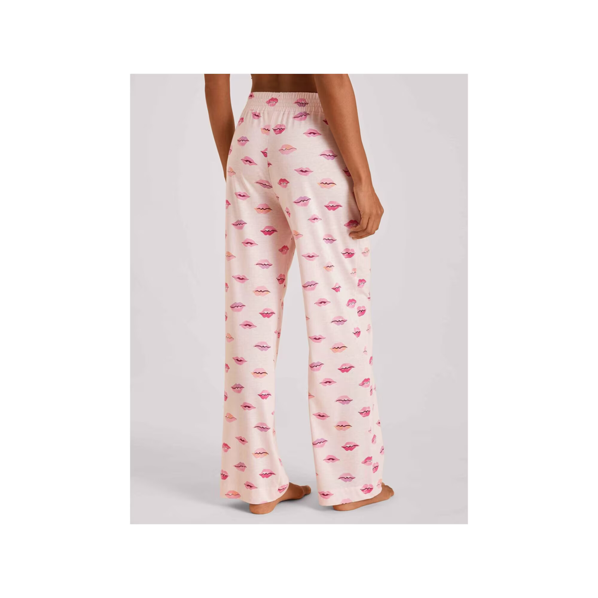 CALIDA Pantaloni de pijama roz deschis / roșu - Pled.ro