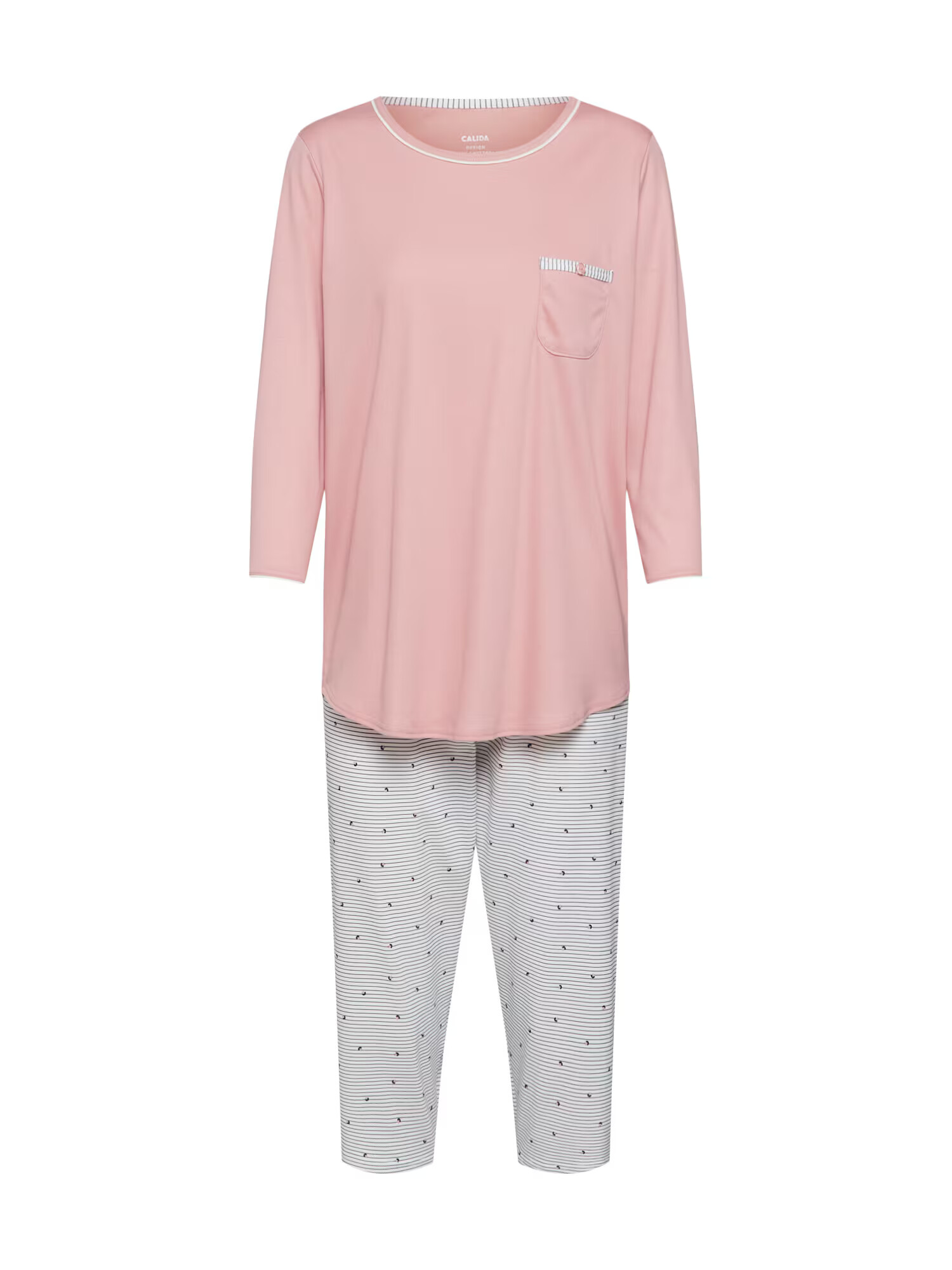 CALIDA Pijama 'Sweet Dreams' gri / rosé - Pled.ro