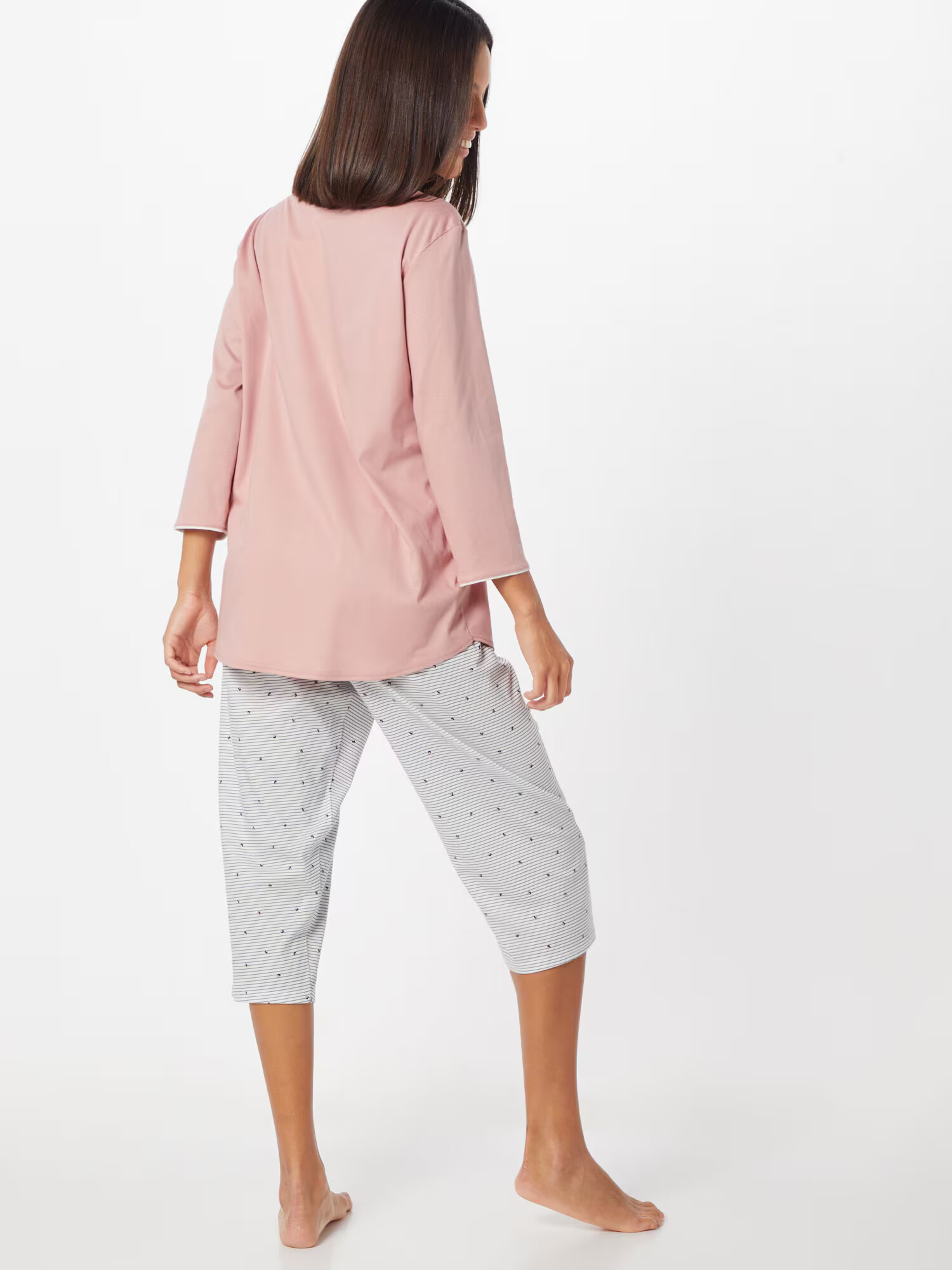 CALIDA Pijama 'Sweet Dreams' gri / rosé - Pled.ro