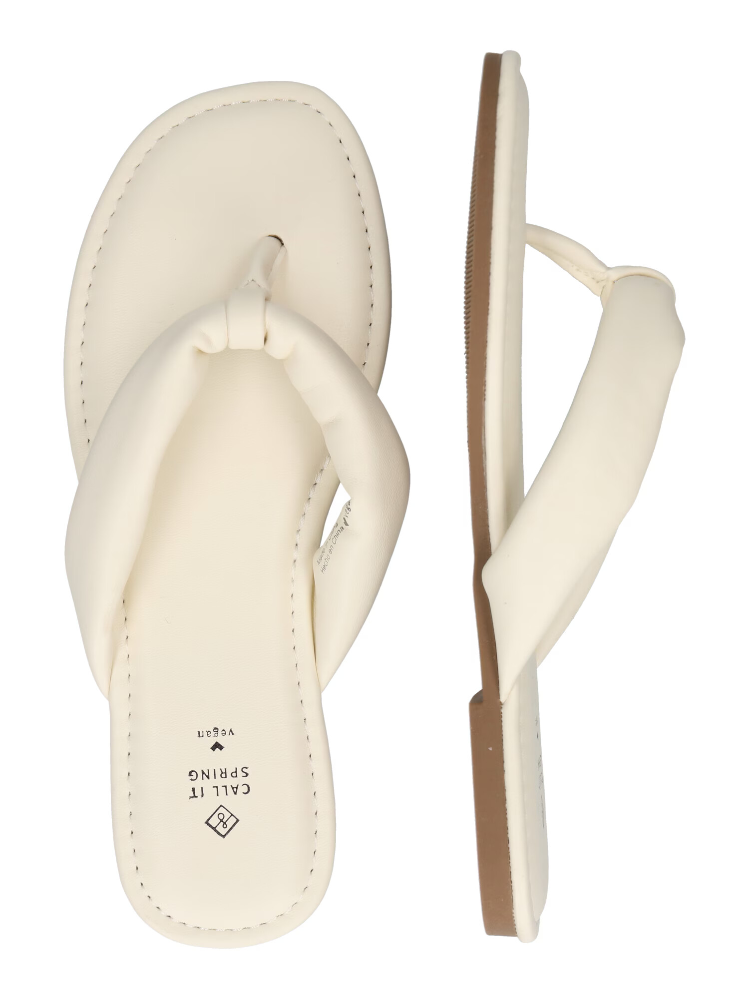 CALL IT SPRING Flip-flops 'TRIWEN' crem - Pled.ro