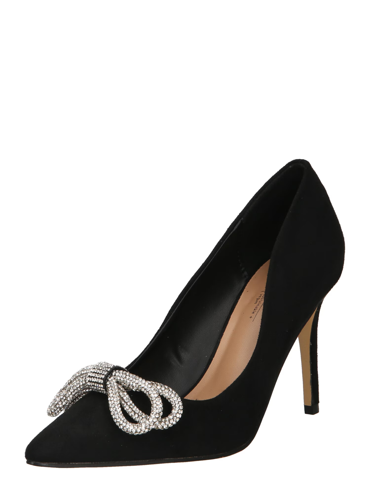 CALL IT SPRING Pumps 'CRYSTALLINE' negru / argintiu / transparent - Pled.ro