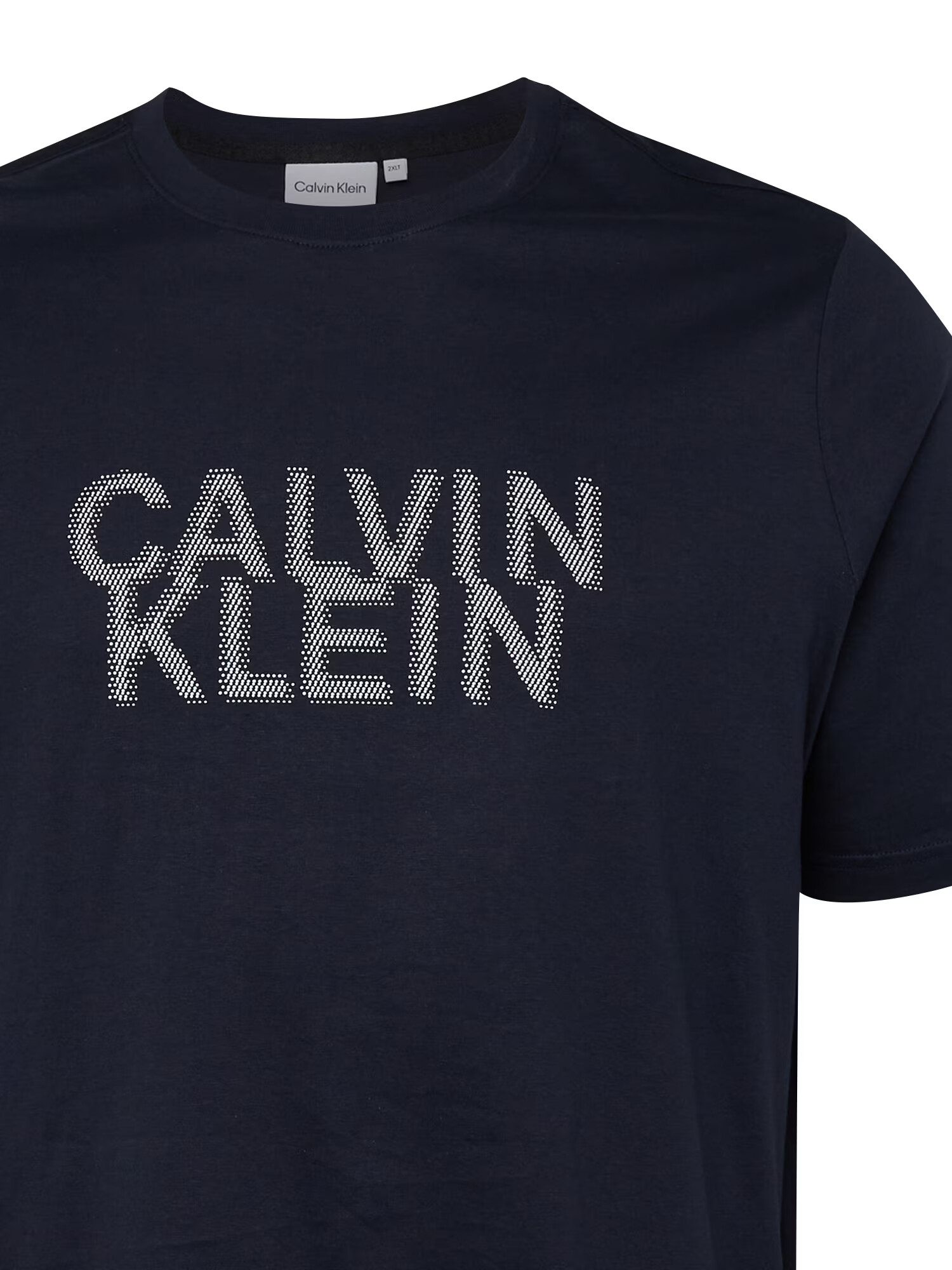 Calvin Klein Big & Tall Tricou albastru noapte / alb - Pled.ro