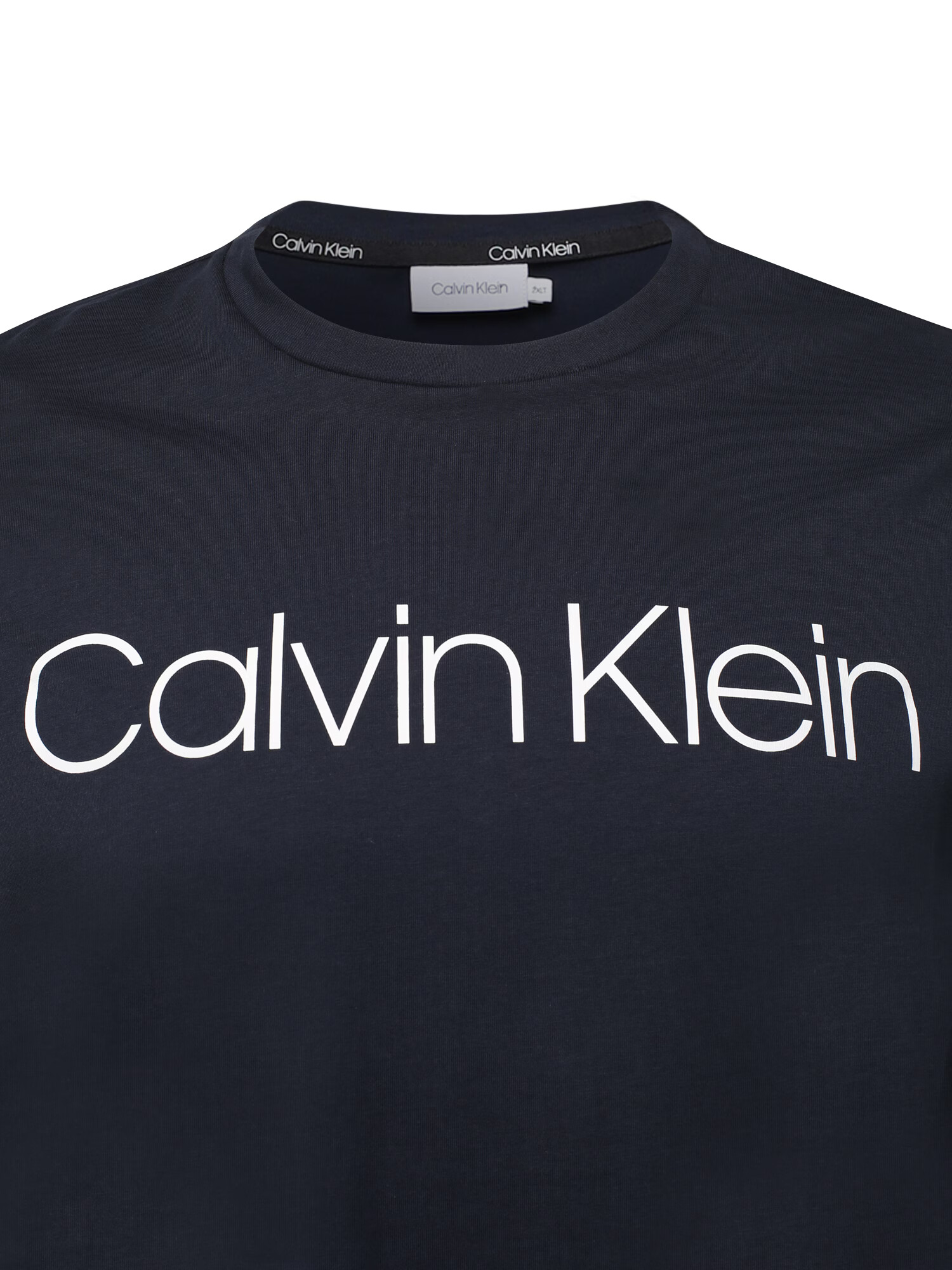 Calvin Klein Big & Tall Tricou bleumarin / alb - Pled.ro