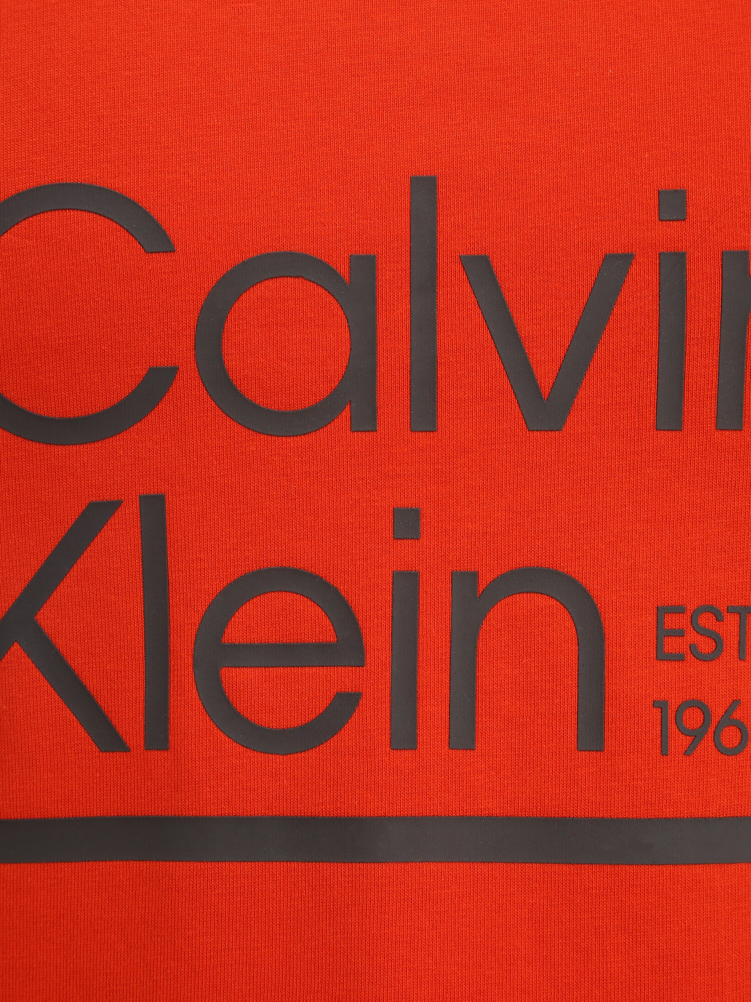 Calvin Klein Big & Tall Tricou gri / portocaliu - Pled.ro