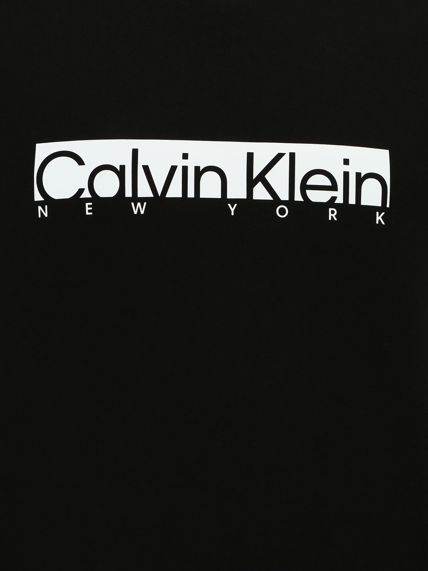 Calvin Klein Big & Tall Tricou negru / alb - Pled.ro