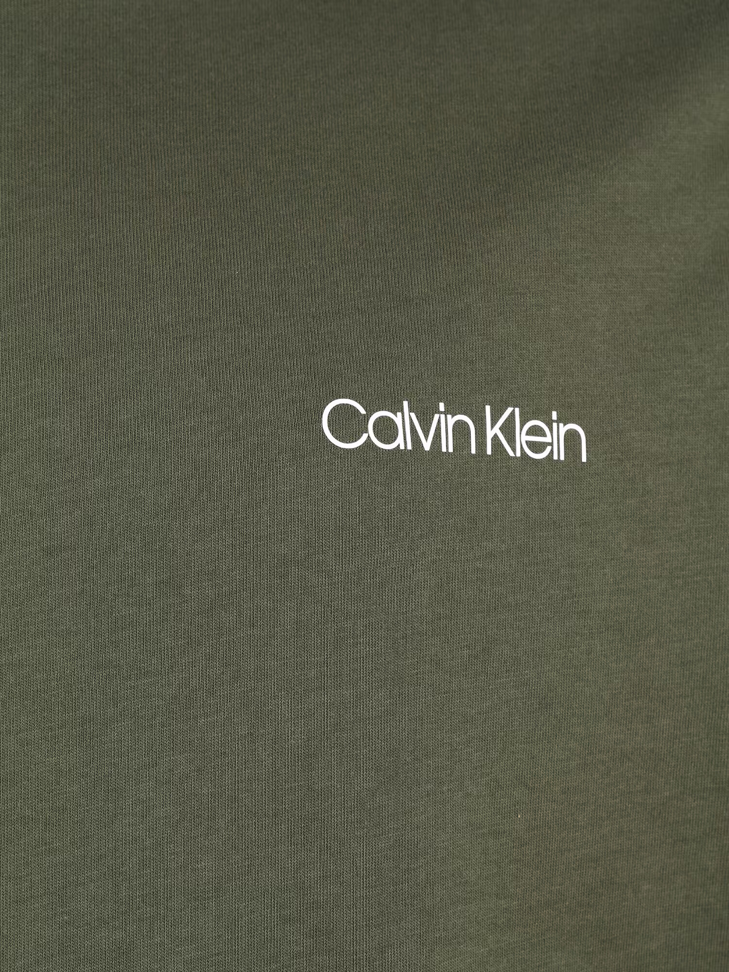 Calvin Klein Big & Tall Tricou oliv / alb - Pled.ro