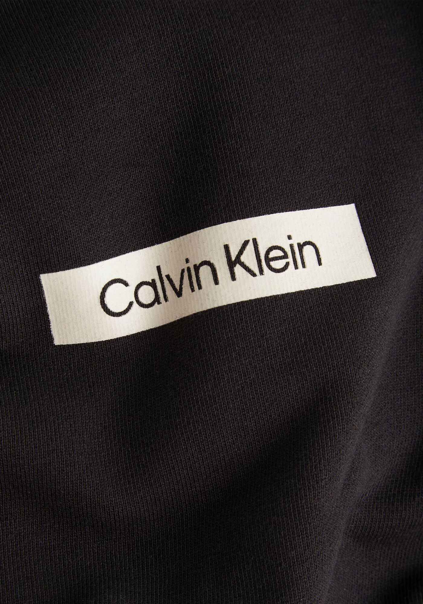 Calvin Klein Bluză de molton bej / negru - Pled.ro