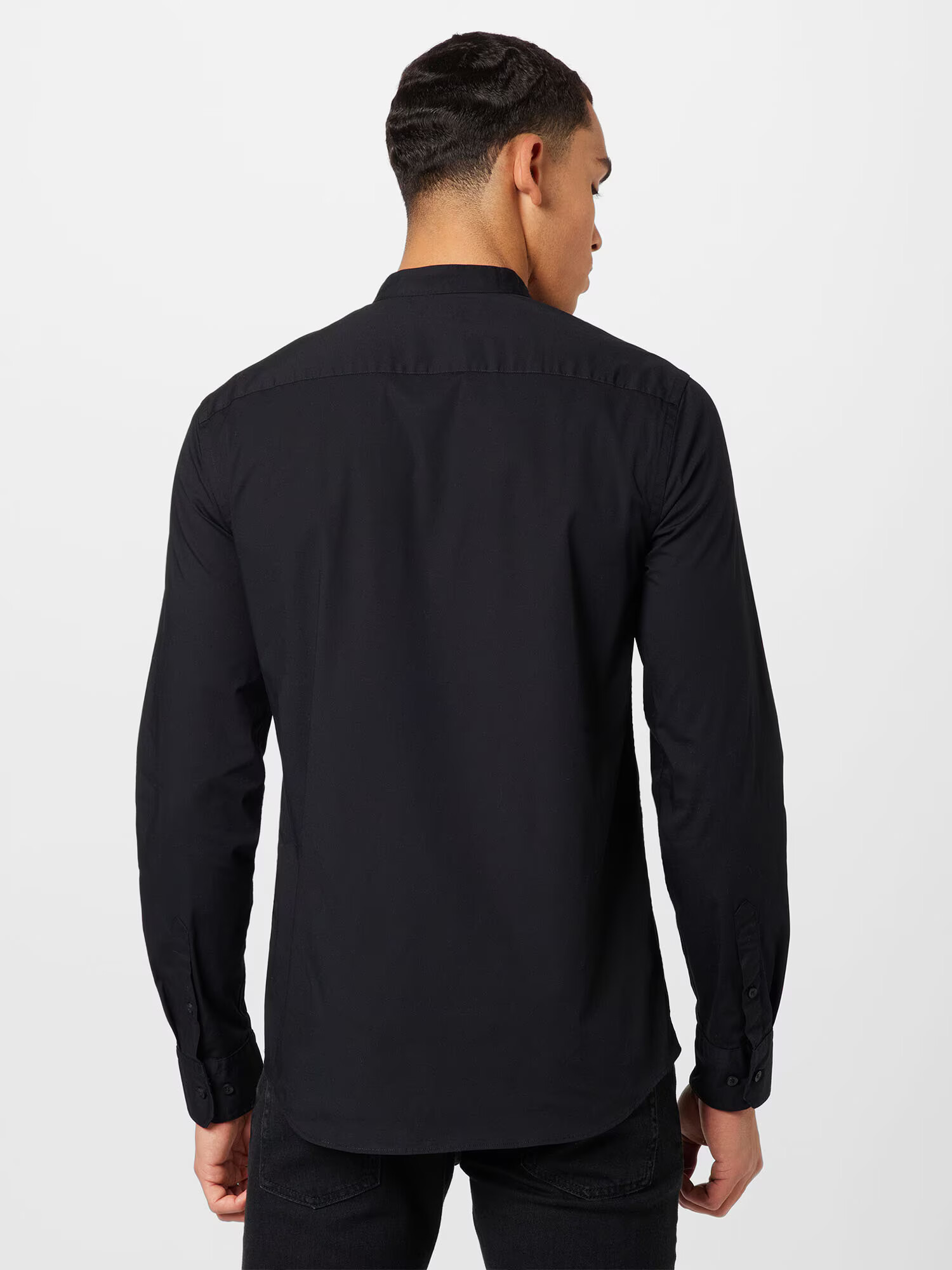 Calvin Klein Cămașă negru / alb - Pled.ro