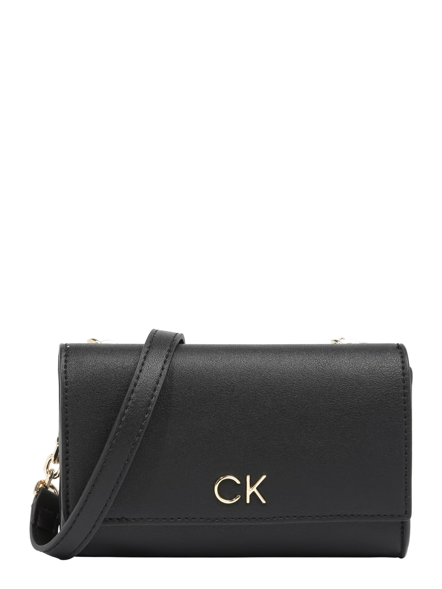 Calvin Klein Clutch auriu / negru - Pled.ro