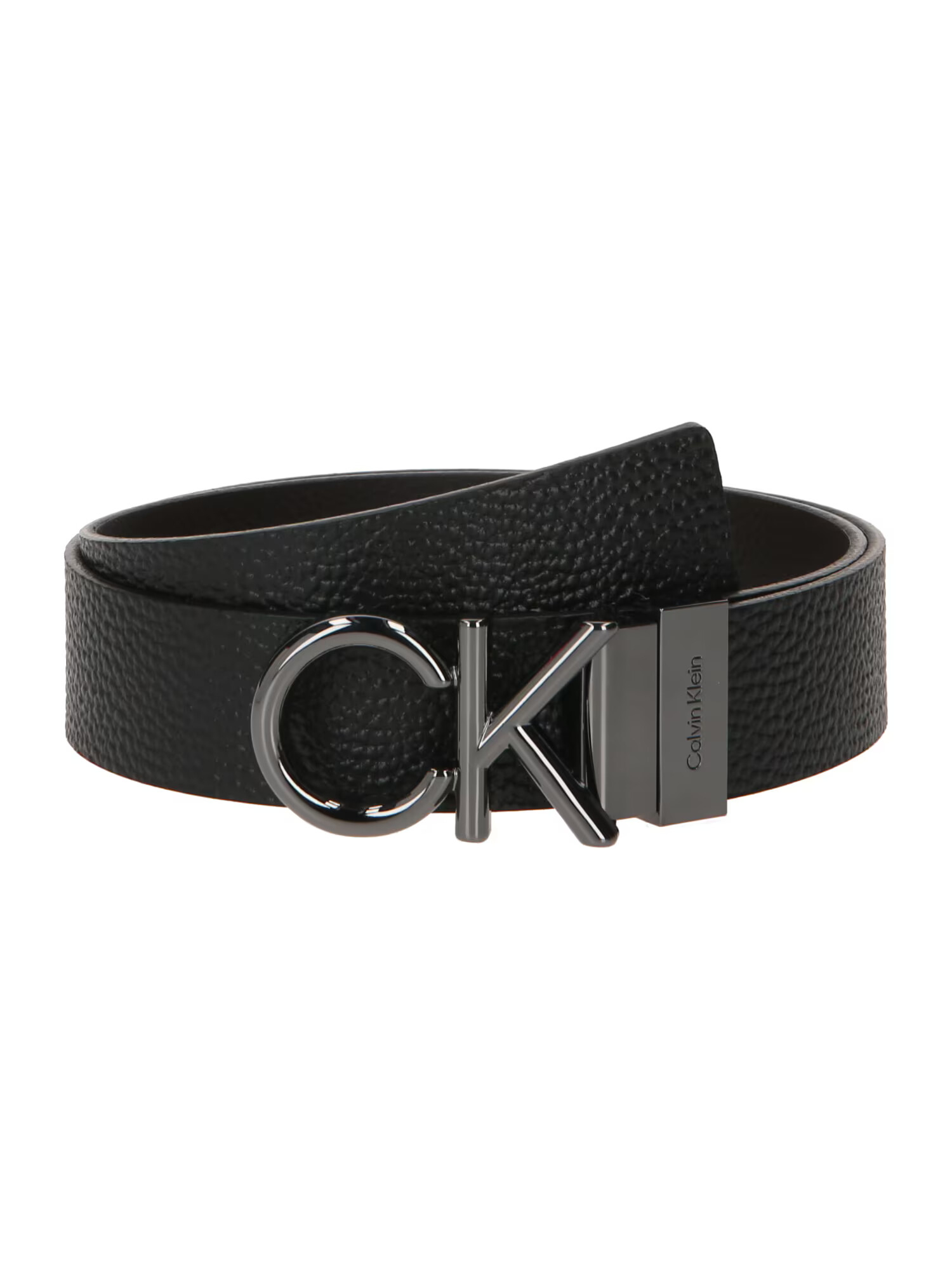 Calvin Klein Curea gri argintiu / negru - Pled.ro