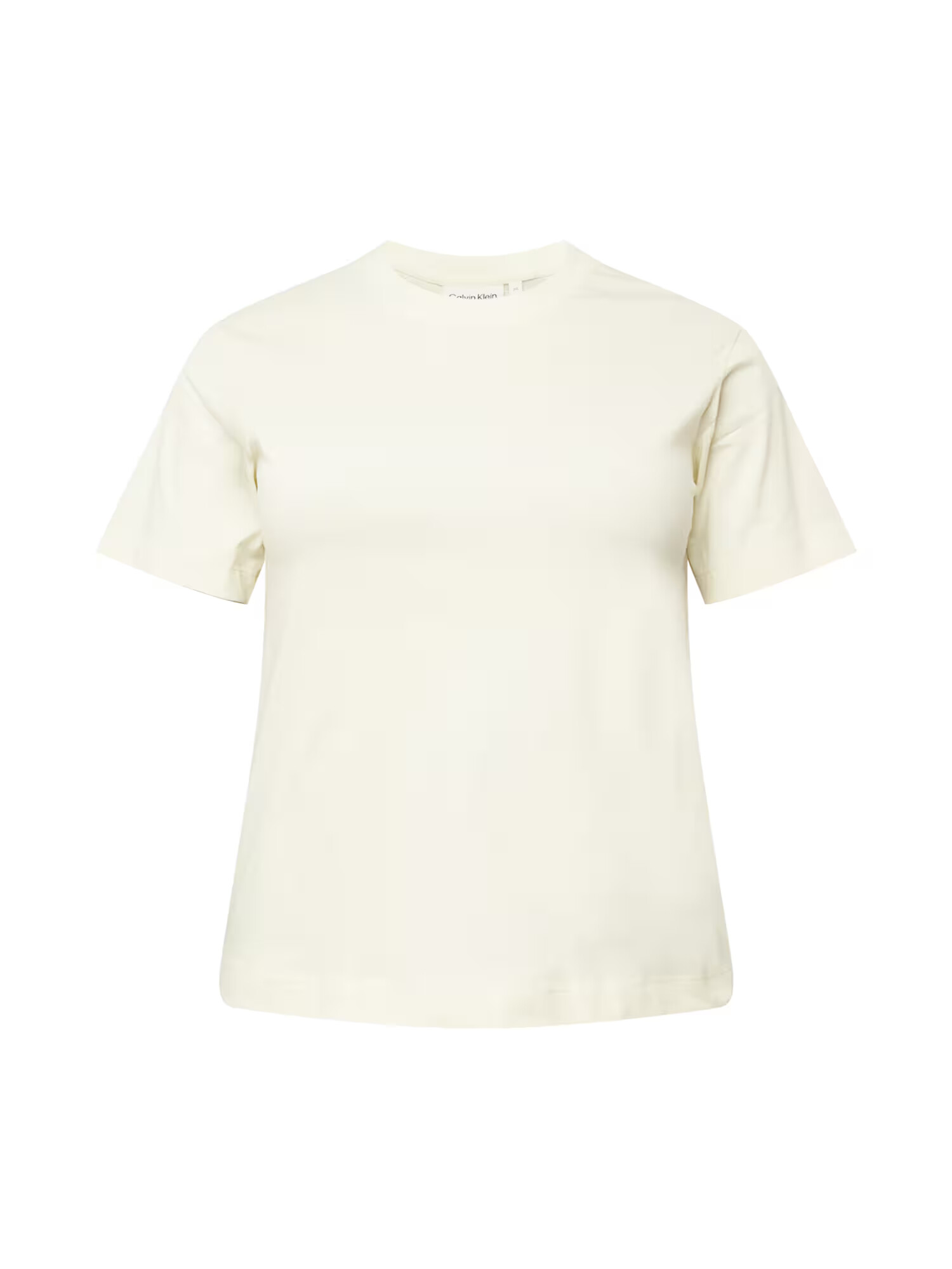 Calvin Klein Curve Tricou galben pastel - Pled.ro