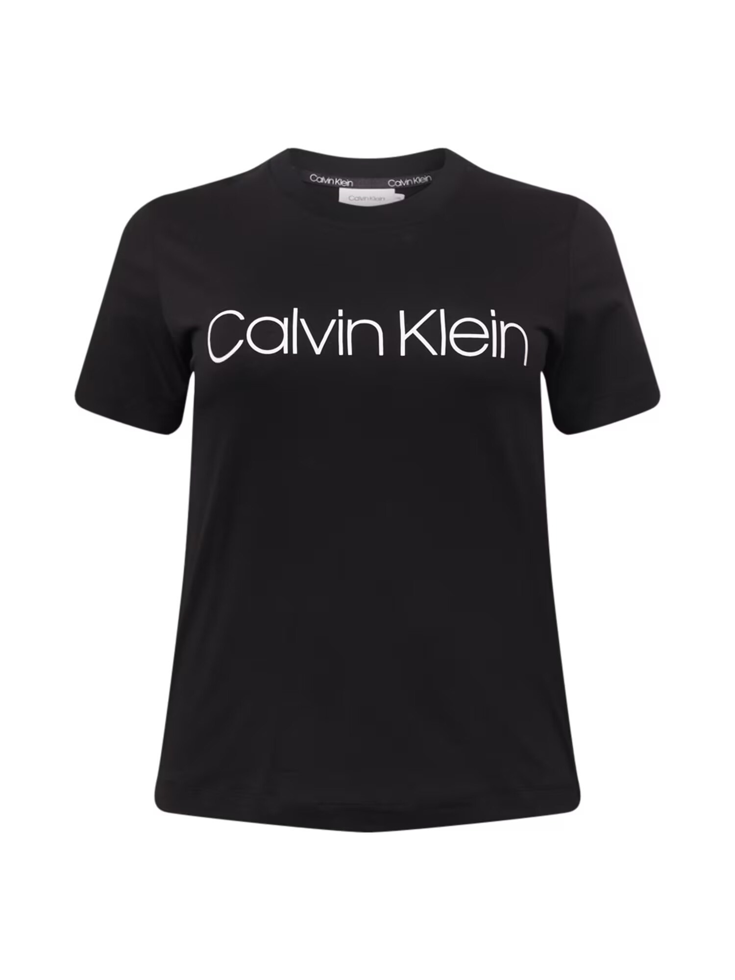 Calvin Klein Curve Tricou negru / alb - Pled.ro