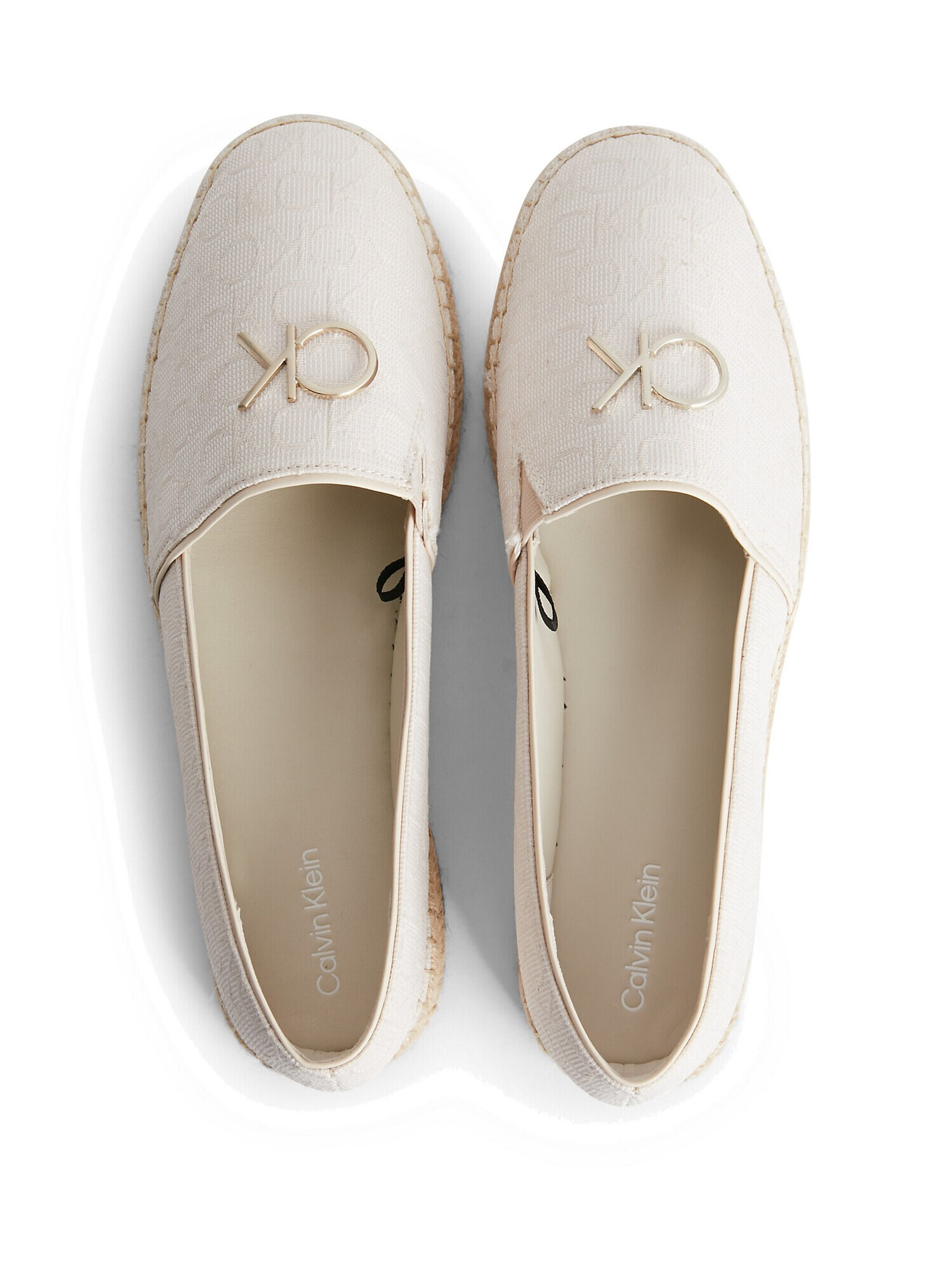 Calvin Klein Espadrile crem / ecru - Pled.ro