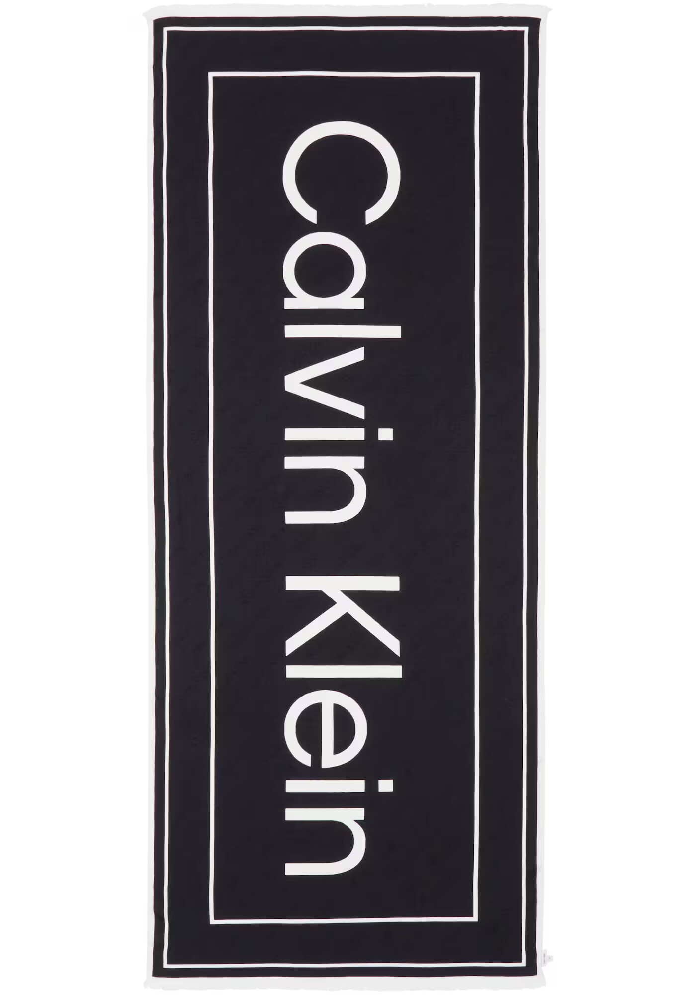 Calvin Klein Fular negru / alb - Pled.ro