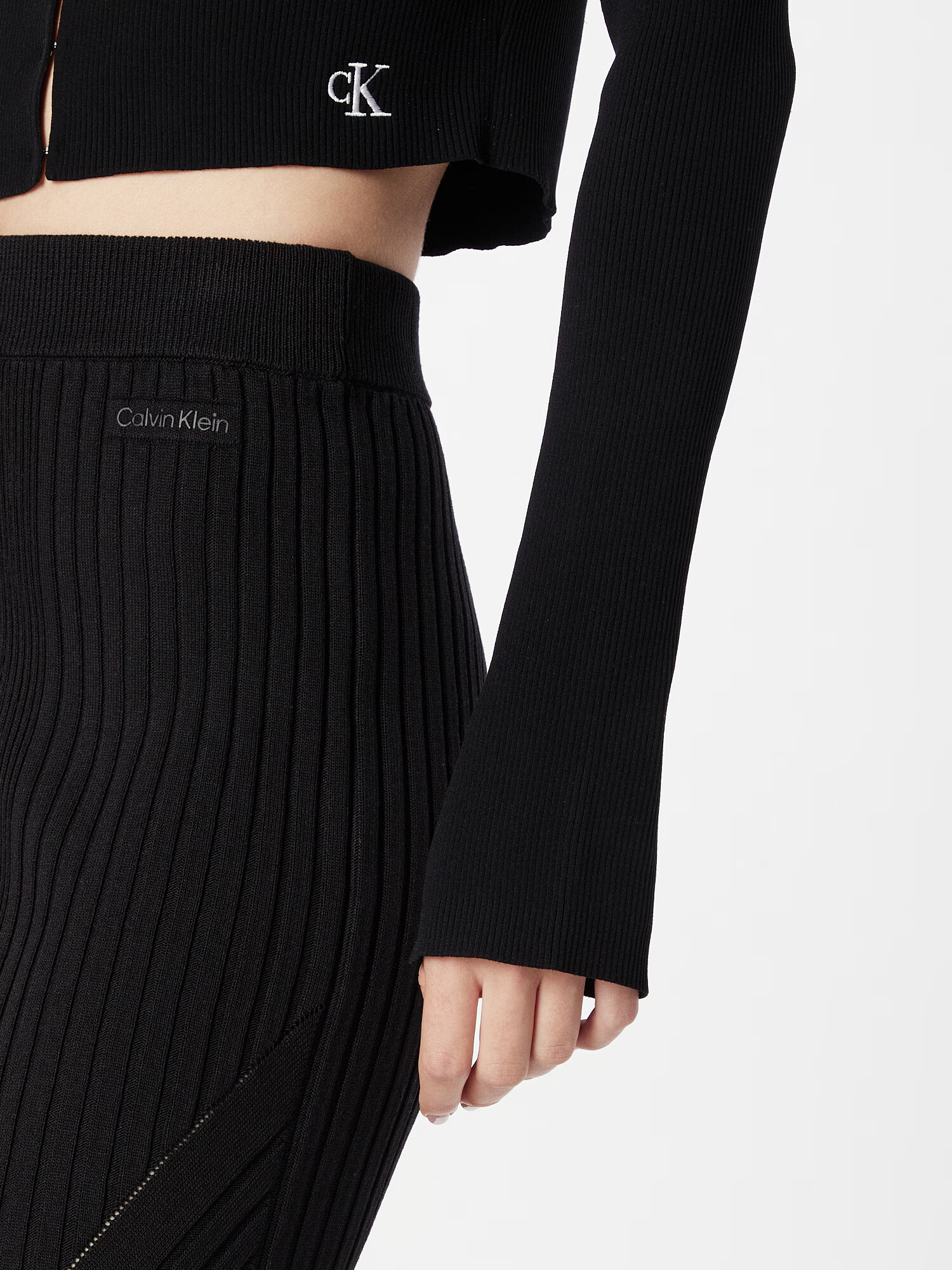 Calvin Klein Fustă negru - Pled.ro