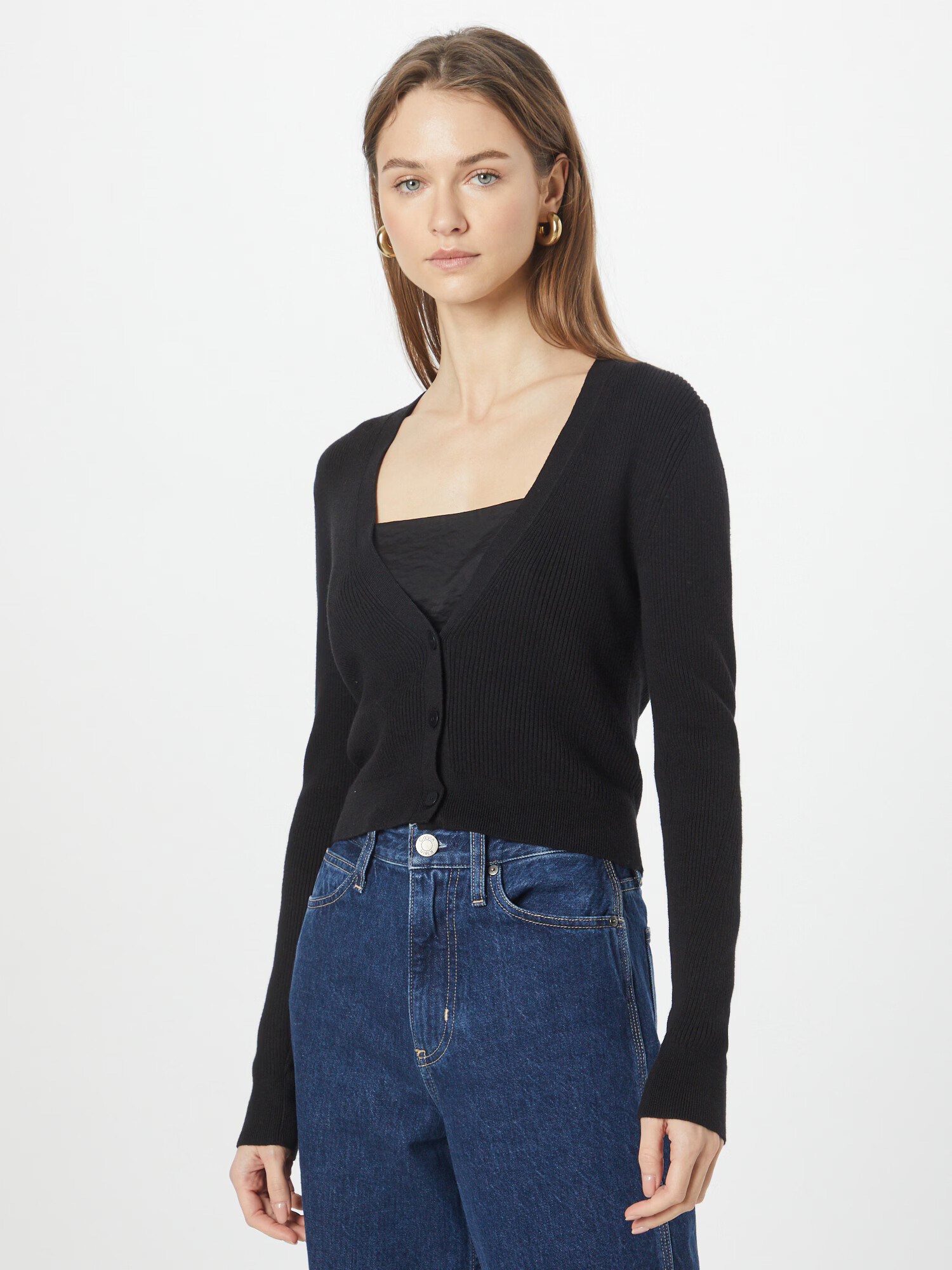 Calvin Klein Geacă tricotată negru - Pled.ro