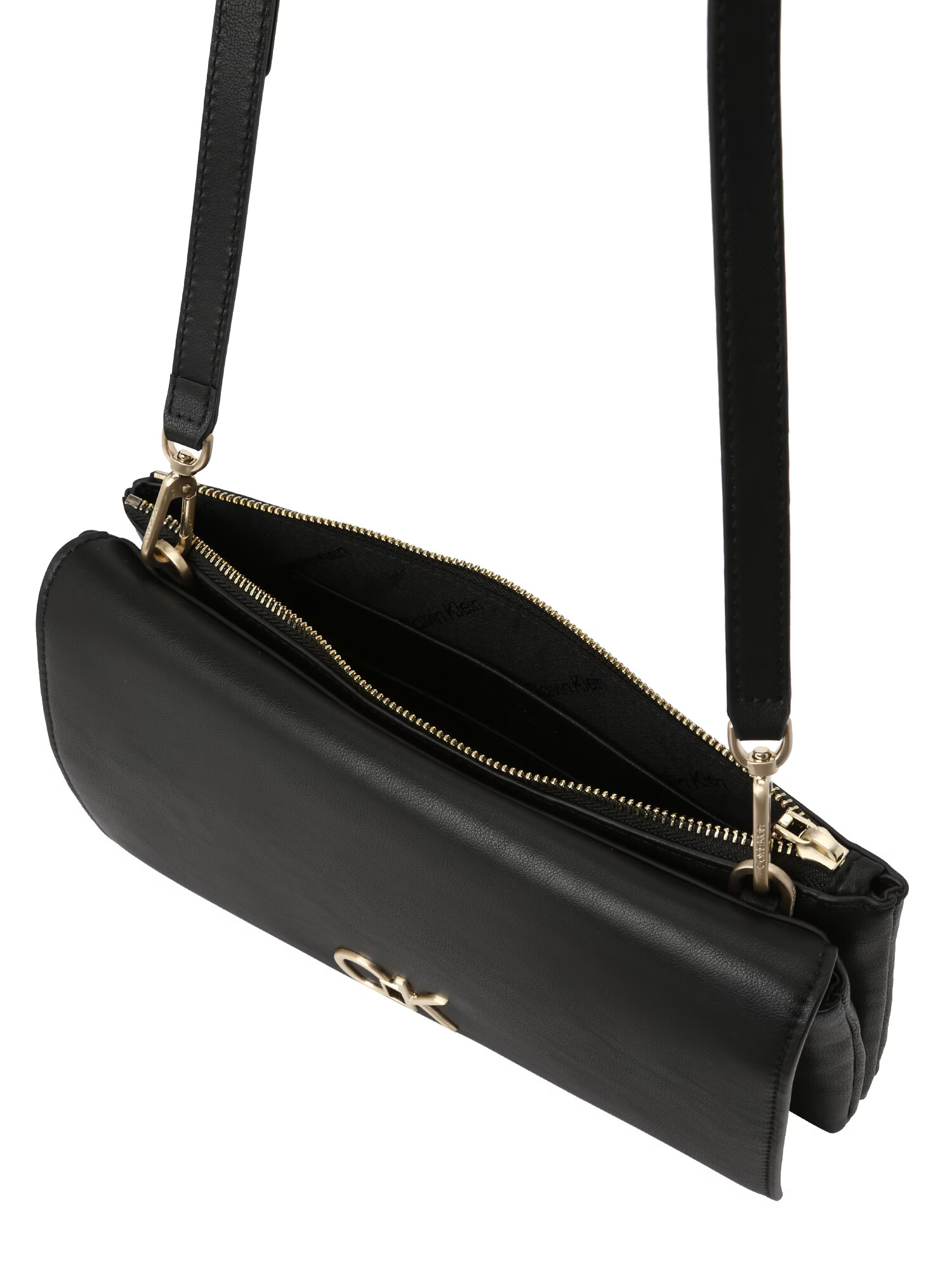 Calvin Klein Clutch auriu / negru - Pled.ro