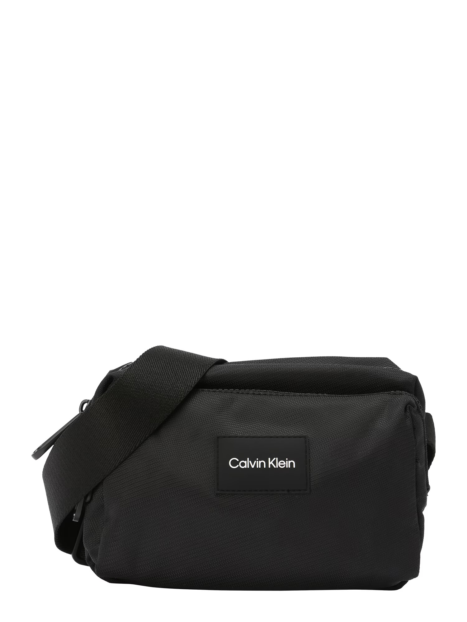 Calvin Klein Geantă de umăr 'Must' negru / alb - Pled.ro