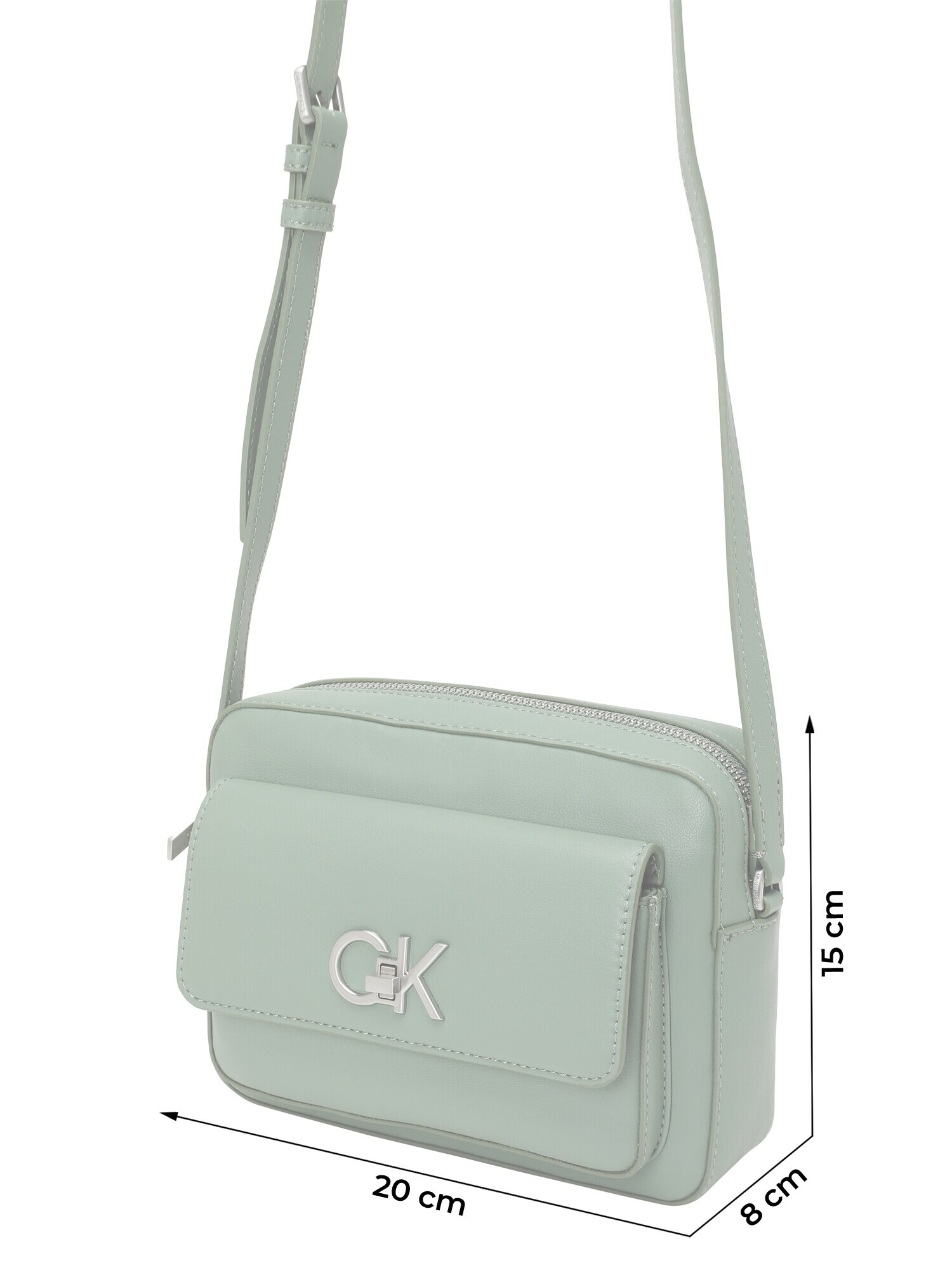 Calvin Klein Geantă de umăr 'Camera' verde - Pled.ro