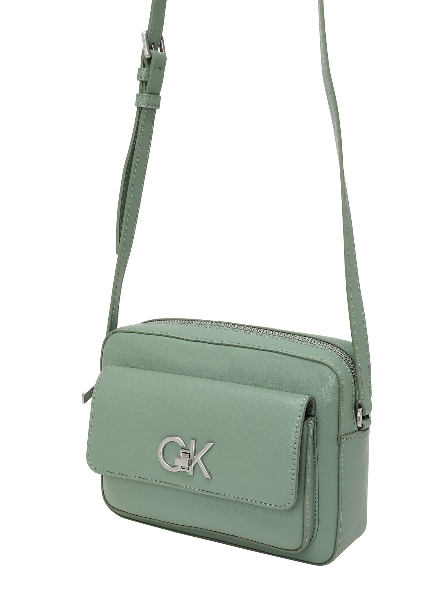 Calvin Klein Geantă de umăr 'Camera' verde - Pled.ro