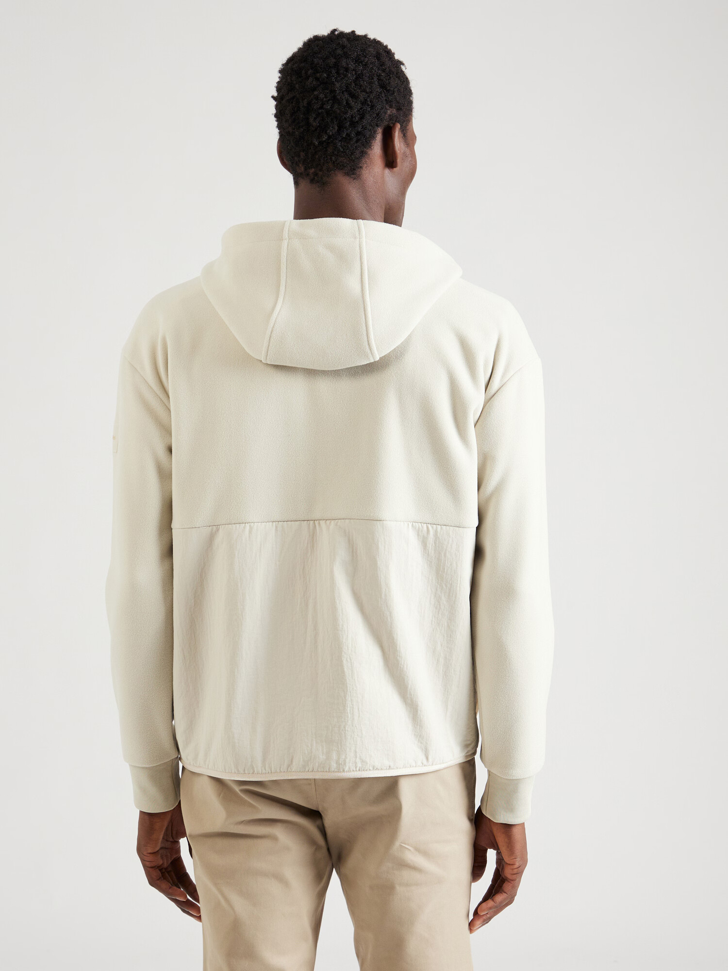 Calvin Klein Jachetă fleece crem - Pled.ro